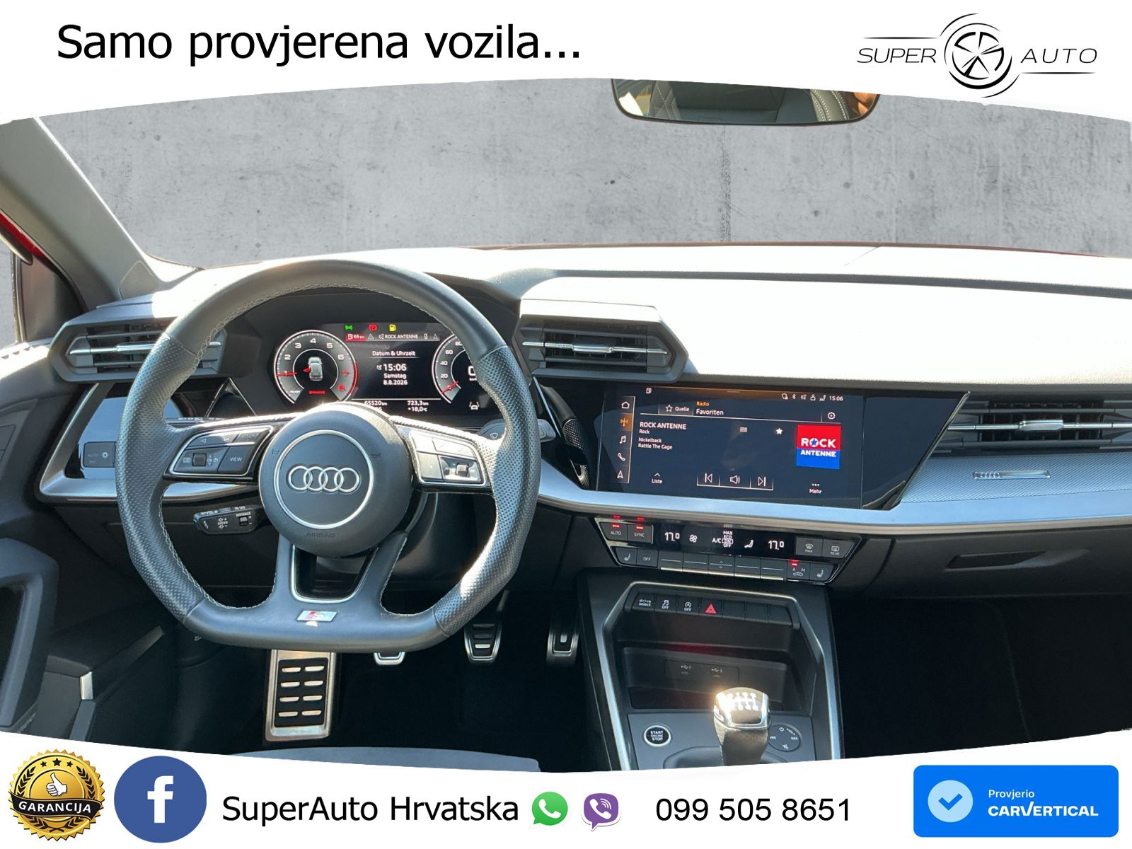 Audi A3 35 TFSI (150 KS) S line LED+GR SJED+ACC