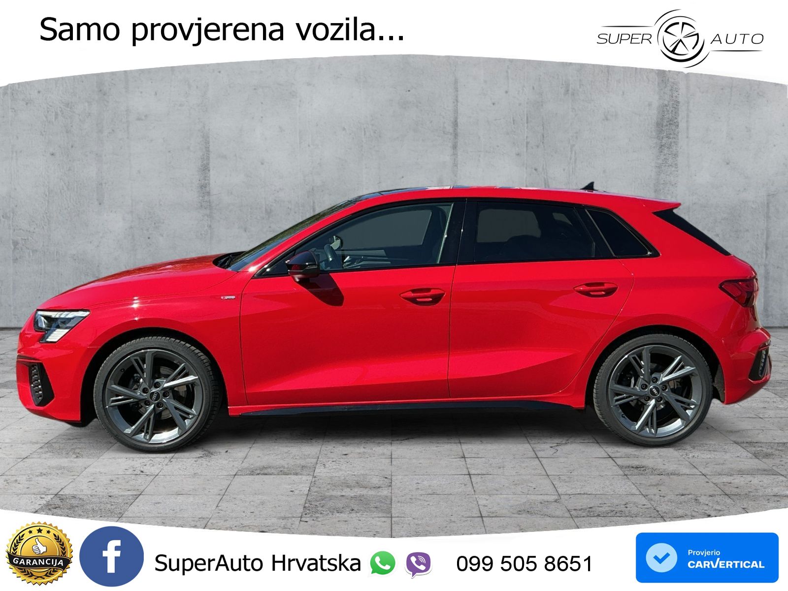 Audi A3 35 TFSI (150 KS) S line LED+GR SJED+ACC