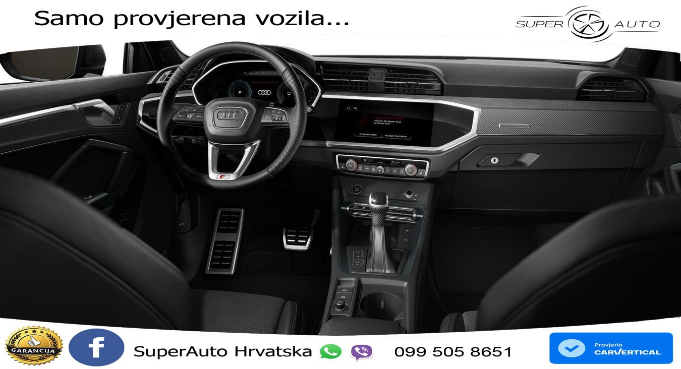 Audi Q3 Sportback 40 TDI (193 KS) quattro S tronic S line MATRIX+GR SJED+KAM