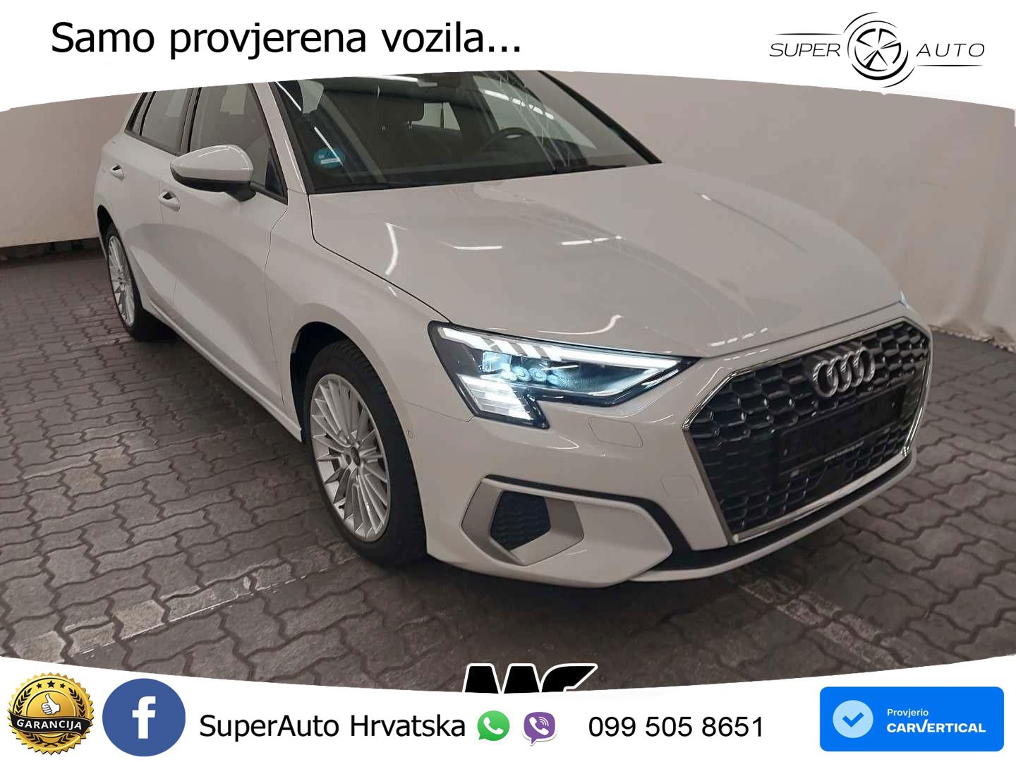 Audi A3 40 TFSIe (204 KS) S tronic MATRIX+GR SJED+KAM