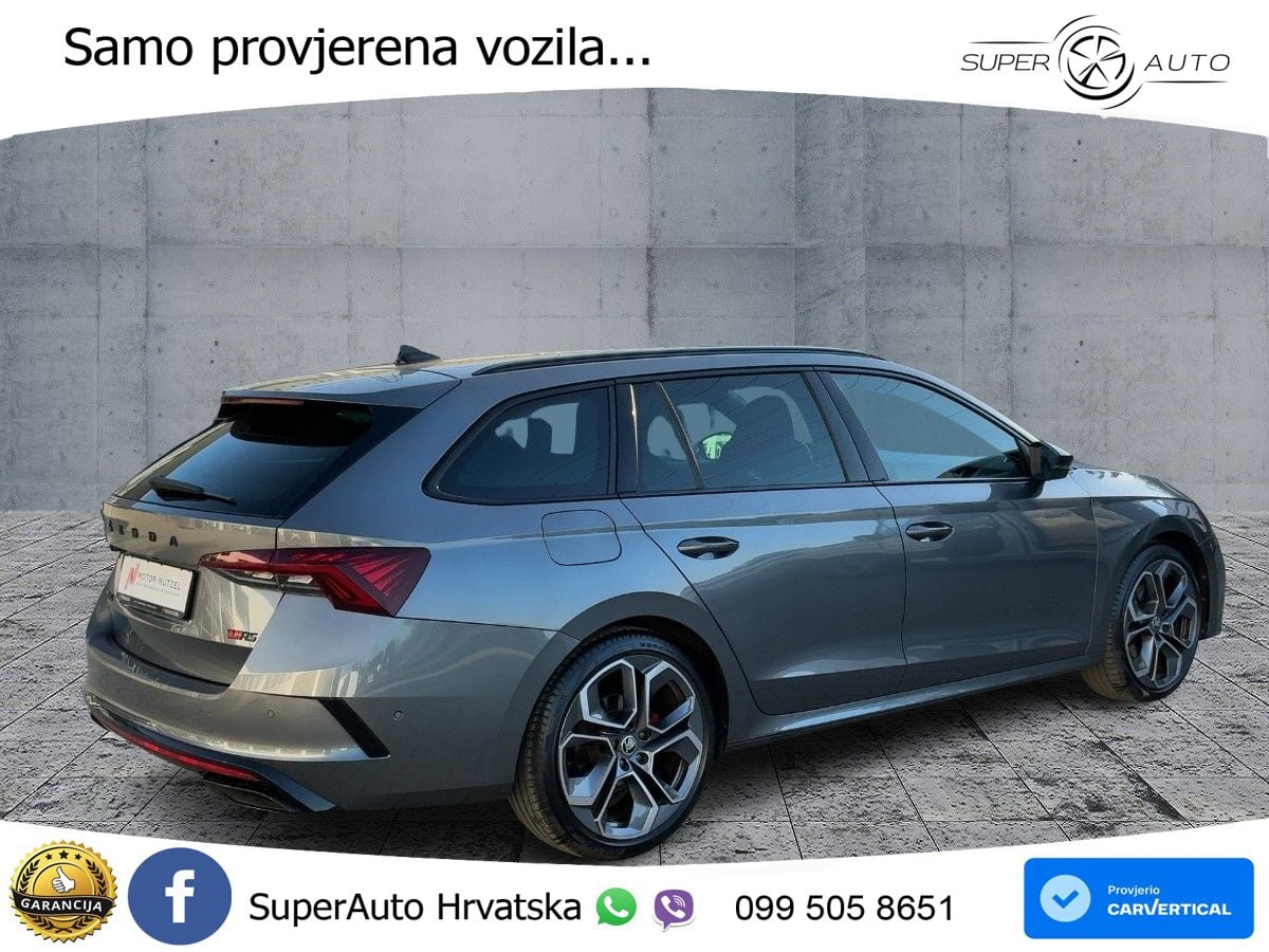 Škoda Octavia Combi RS 2.0 TDI (200 KS) DSG MATRIX+GR SJED+KAM