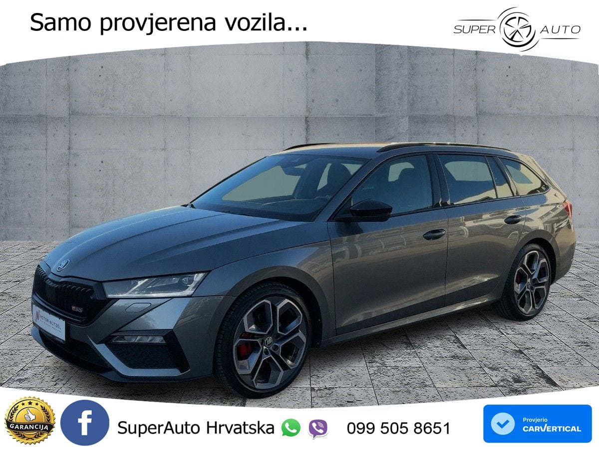 Škoda Octavia Combi RS 2.0 TDI (200 KS) DSG MATRIX+GR SJED+KAM