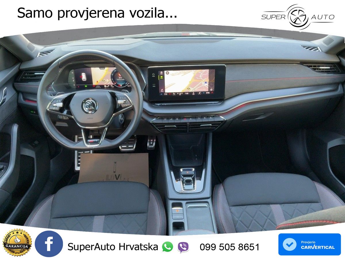 Škoda Octavia Combi RS 2.0 TDI (200 KS) DSG MATRIX+GR SJED+KAM