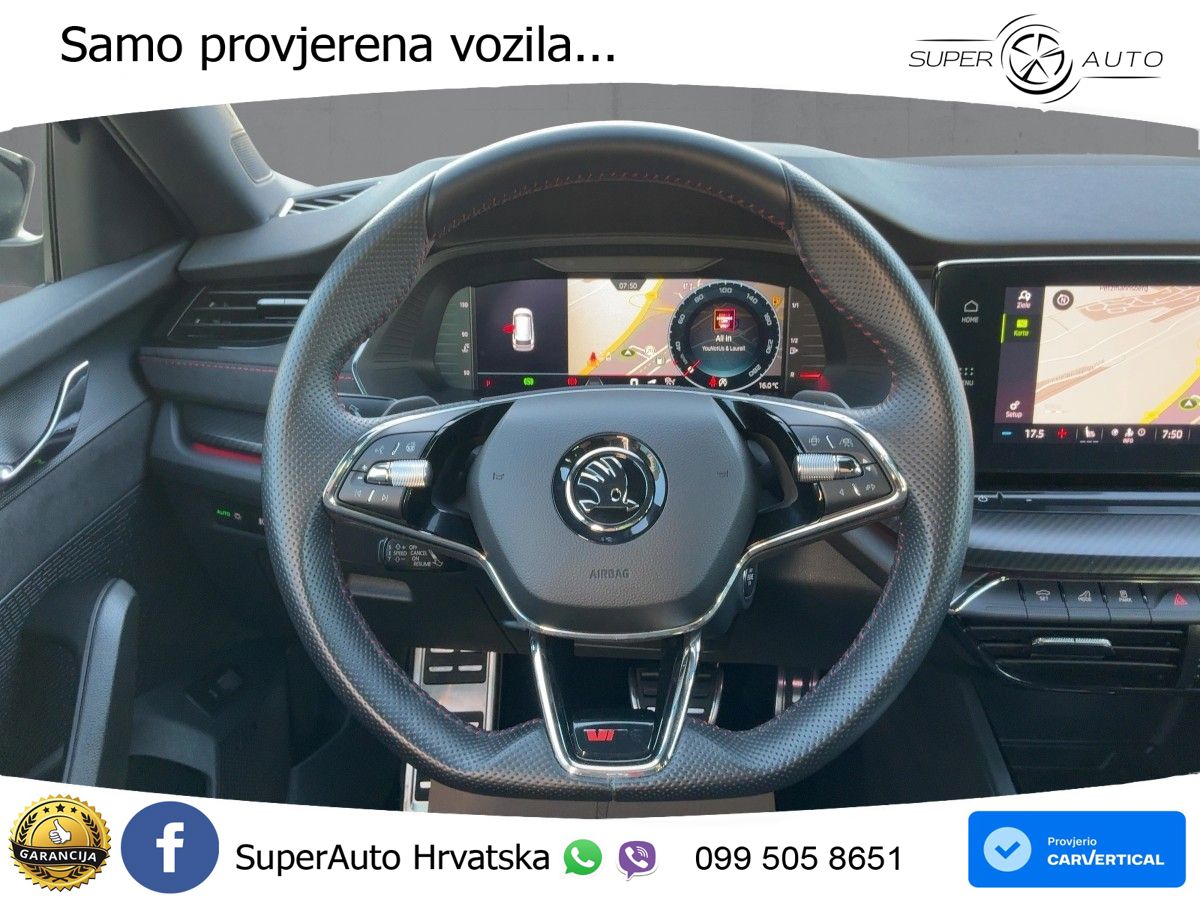 Škoda Octavia Combi RS 2.0 TDI (200 KS) DSG MATRIX+GR SJED+KAM