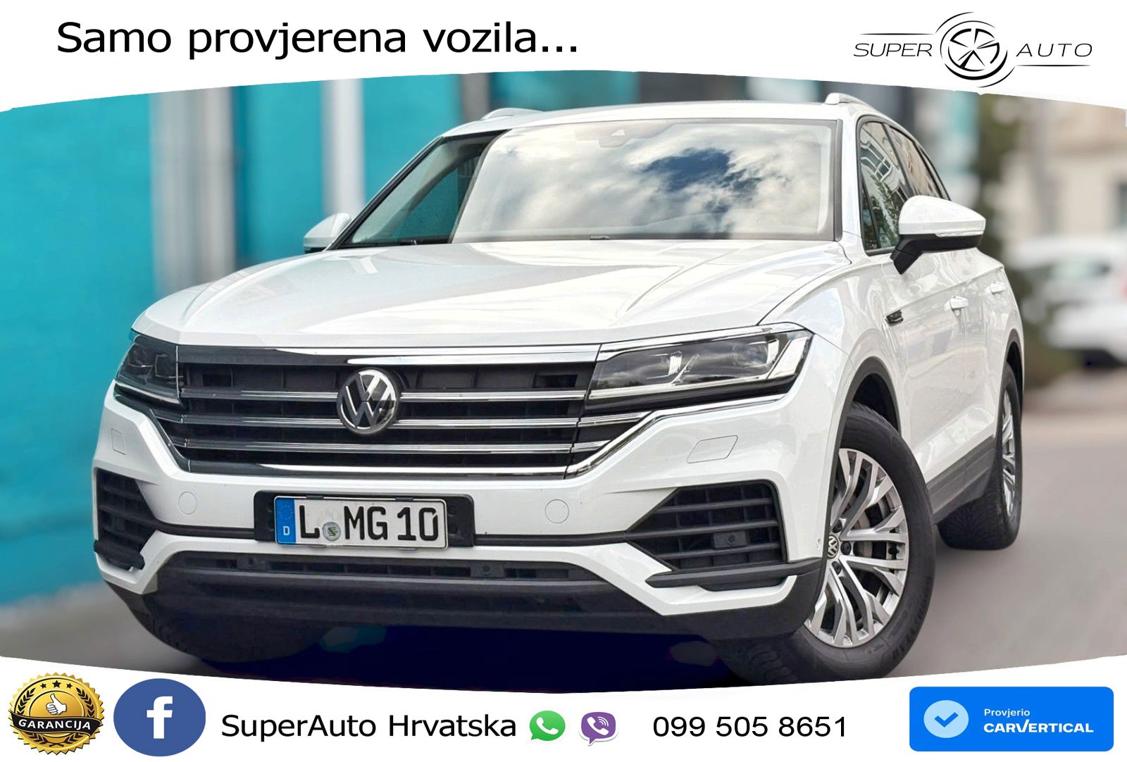 Volkswagen Touareg 3.0 V6 TDI (231 KS) 4MOTION Tiptronic ZRAČNI+ACC+4xGR SJED+KAM