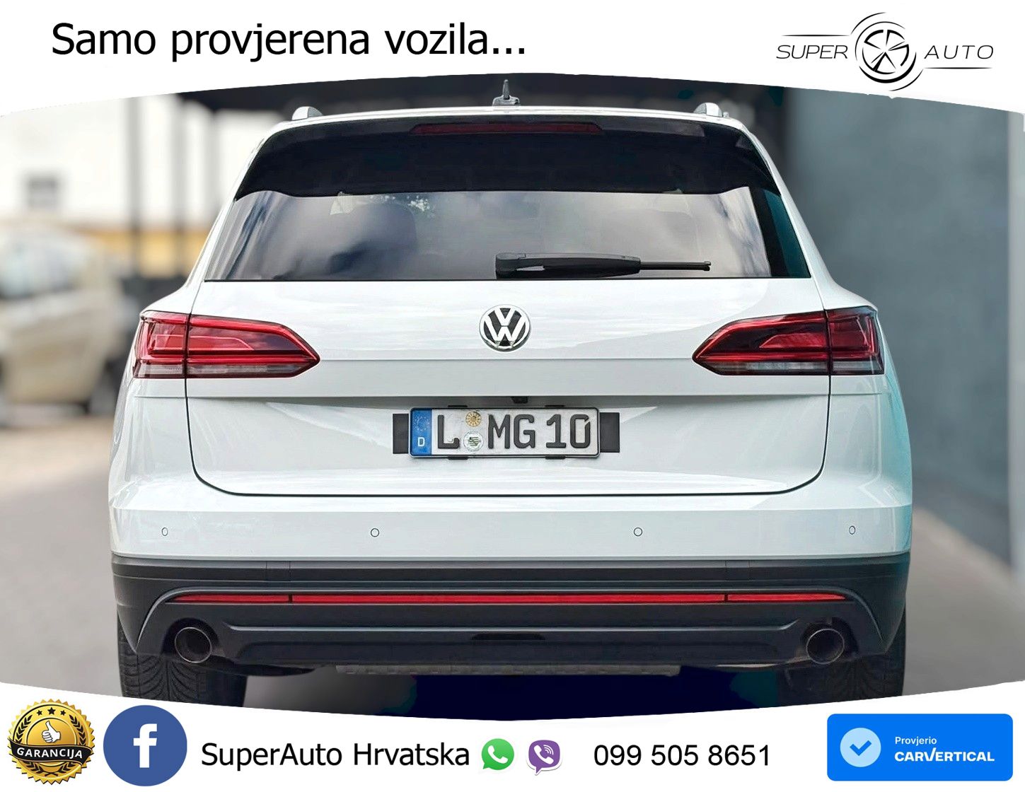 Volkswagen Touareg 3.0 V6 TDI (231 KS) 4MOTION Tiptronic ZRAČNI+ACC+4xGR SJED+KAM