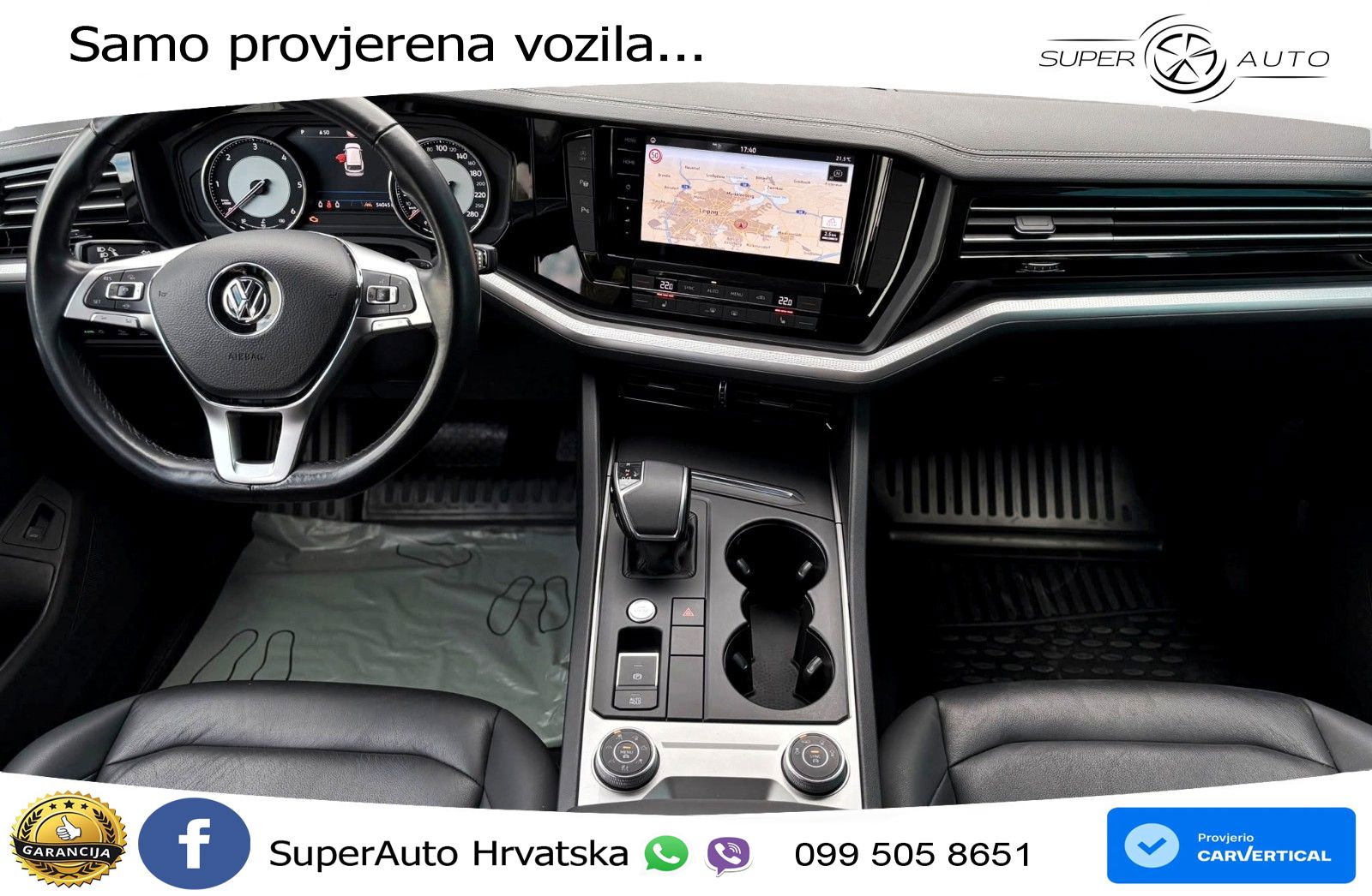 Volkswagen Touareg 3.0 V6 TDI (231 KS) 4MOTION Tiptronic ZRAČNI+ACC+4xGR SJED+KAM
