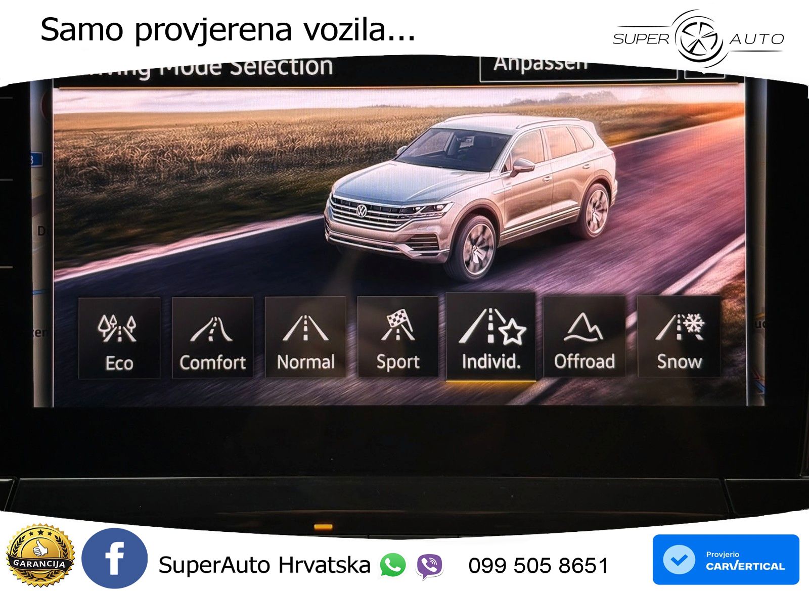Volkswagen Touareg 3.0 V6 TDI (231 KS) 4MOTION Tiptronic ZRAČNI+ACC+4xGR SJED+KAM