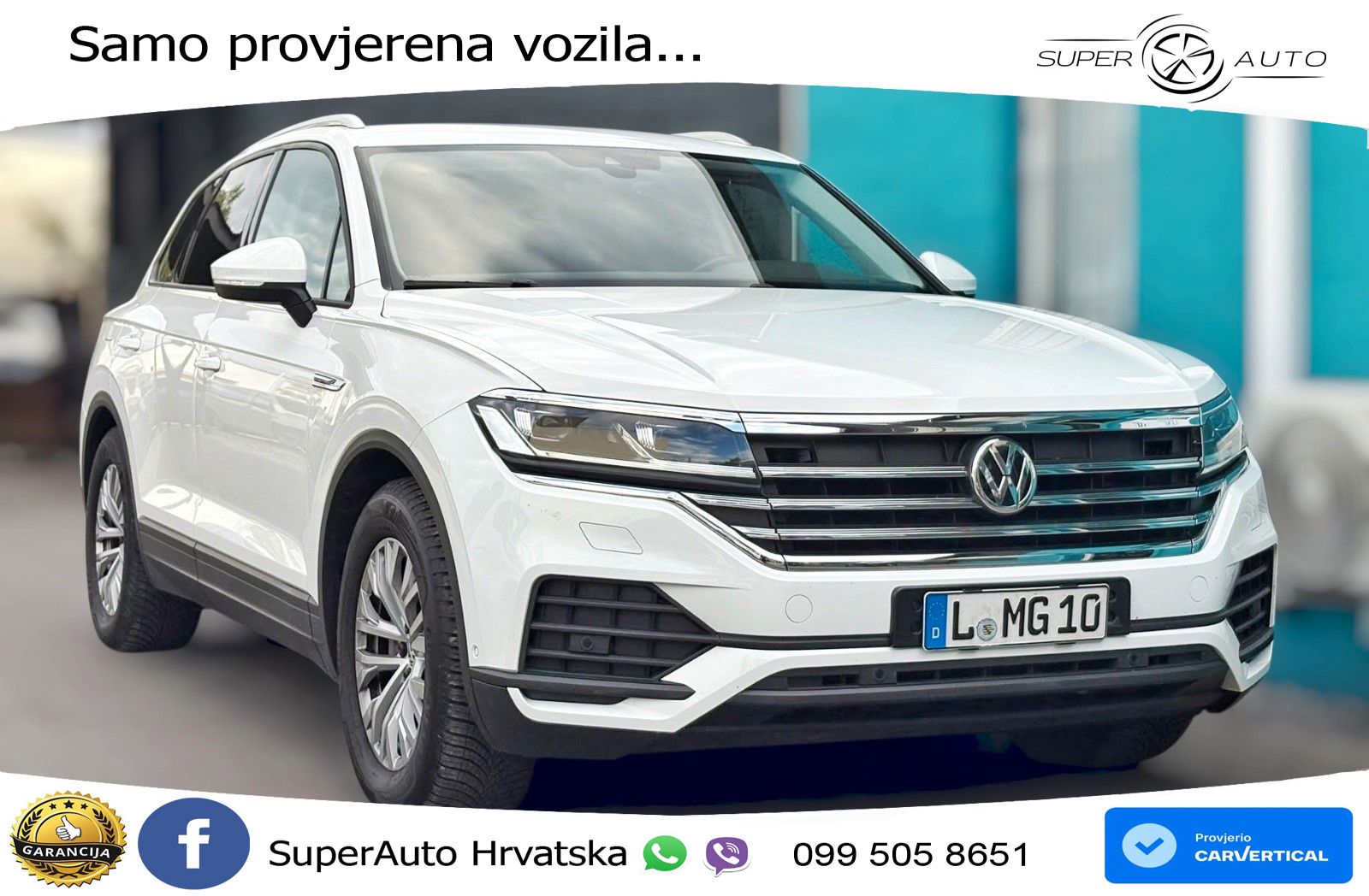 Volkswagen Touareg 3.0 V6 TDI (231 KS) 4MOTION Tiptronic ZRAČNI+ACC+4xGR SJED+KAM