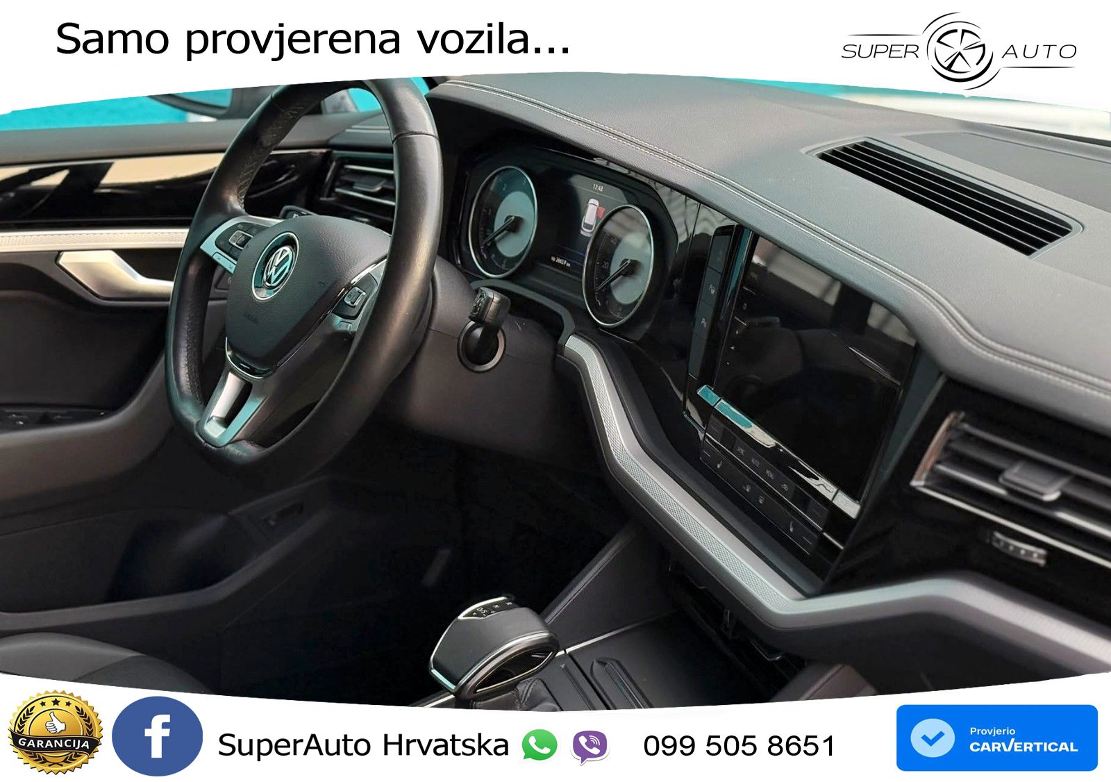 Volkswagen Touareg 3.0 V6 TDI (231 KS) 4MOTION Tiptronic ZRAČNI+ACC+4xGR SJED+KAM