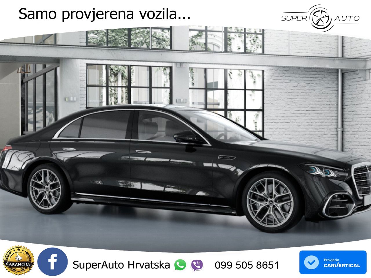 Mercedes S 500 (449 KS) EQ Boost 4MATIC 9G-TRONIC AMG ZRAČNI+ACC+GR SJED+KAM+PANO
