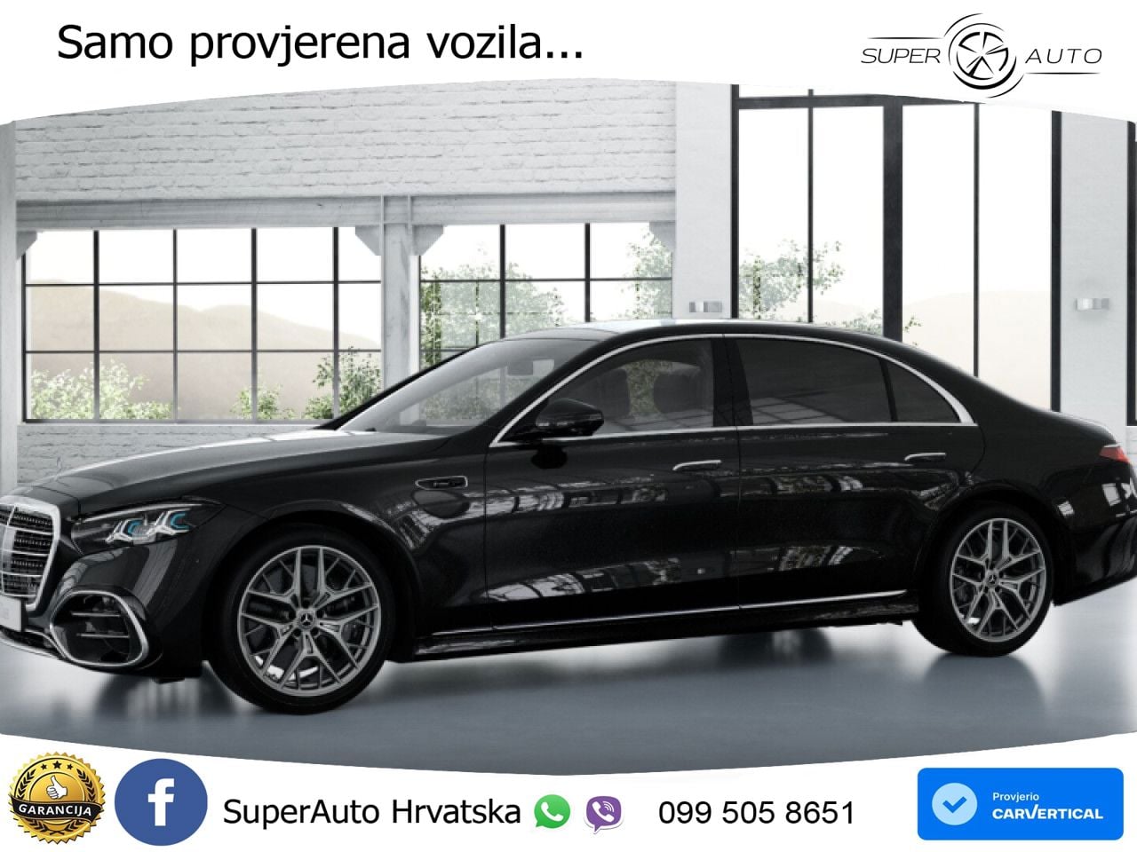 Mercedes S 500 (449 KS) EQ Boost 4MATIC 9G-TRONIC AMG ZRAČNI+ACC+GR SJED+KAM+PANO