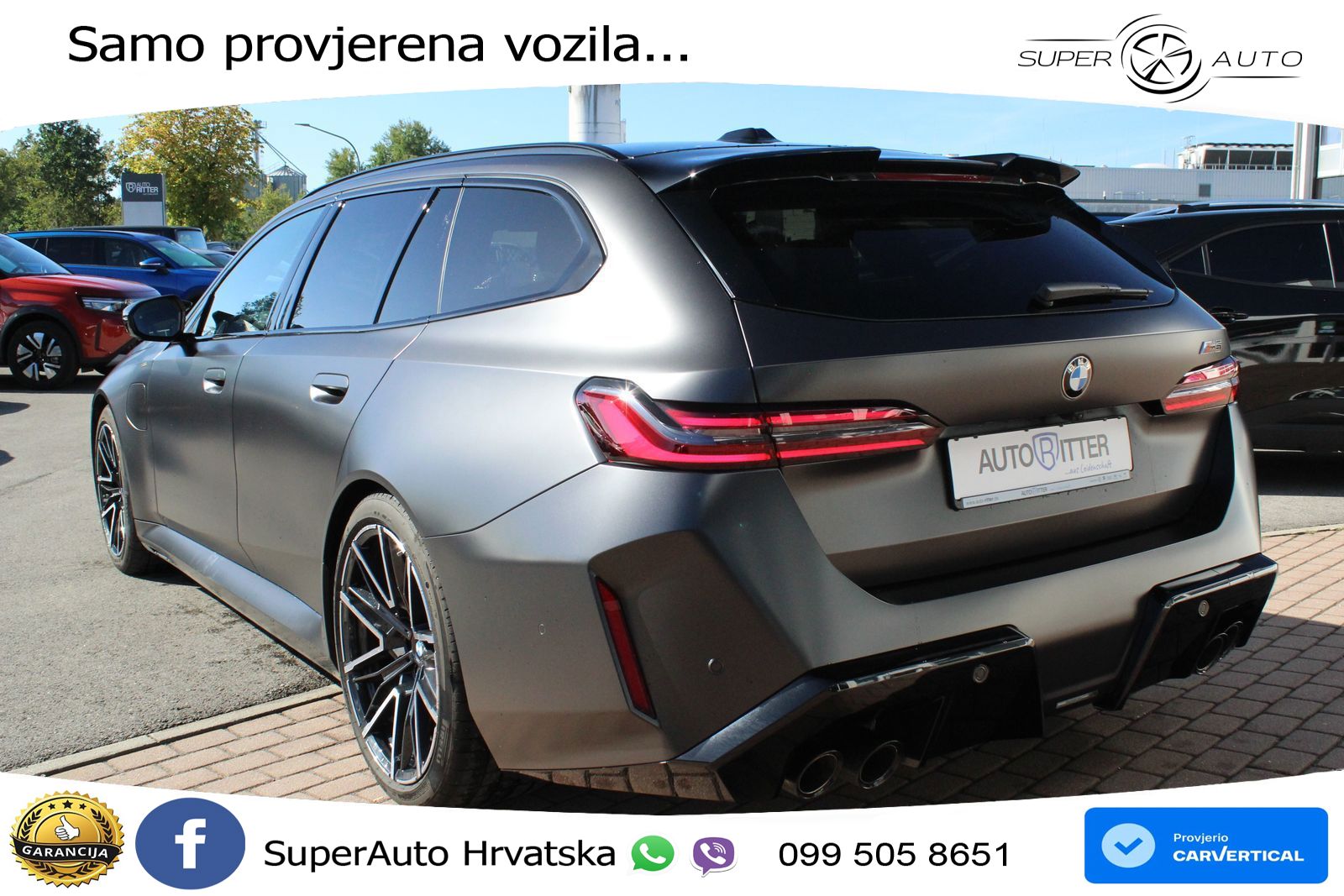 BMW M5 Touring 4.4 V8 (727 KS) xDrive Steptronic ACC+HEAD+4xGR SJED+360+PANO