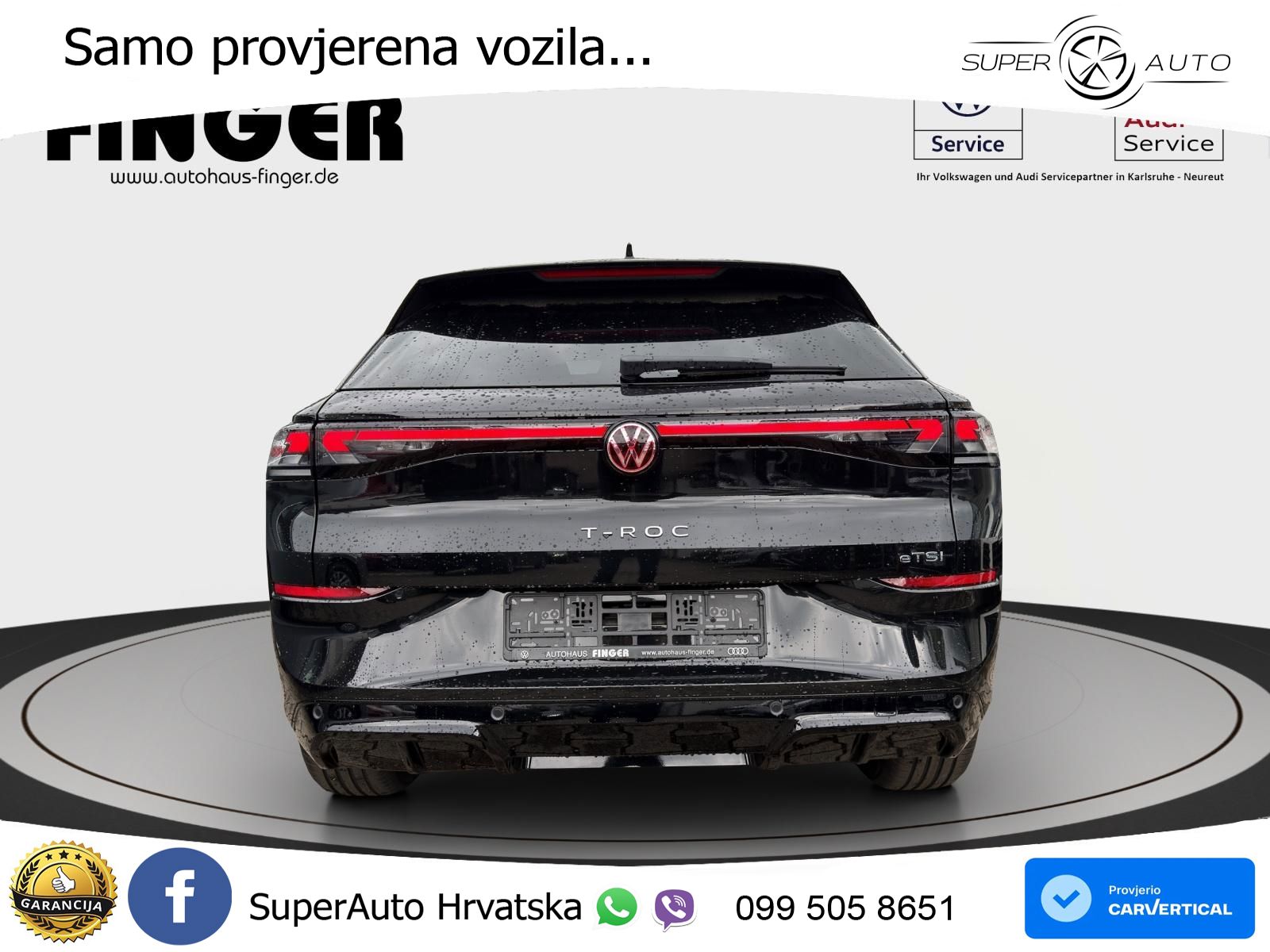 Volkswagen T-Roc 1.5 eTSI (150 KS)  DSG R-Line LED+GR SJED+ACC