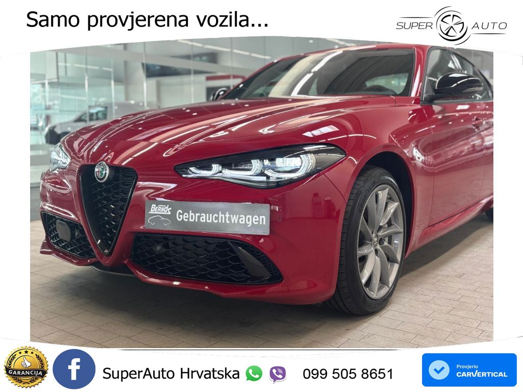 Alfa Romeo Giulia 2.0 Turbo (280 KS) Q4 Automatic LED+ACC