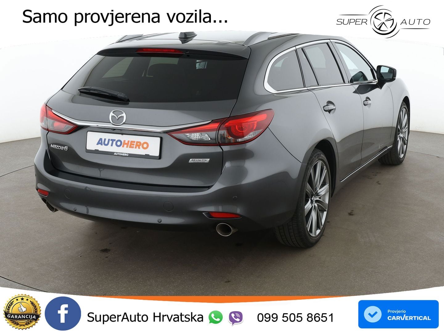Mazda 6 Sport Combi 2.5 SKYACTIV-G (194 KS) SKYACTIV-Drive MATRIX+GR SJED+KAM