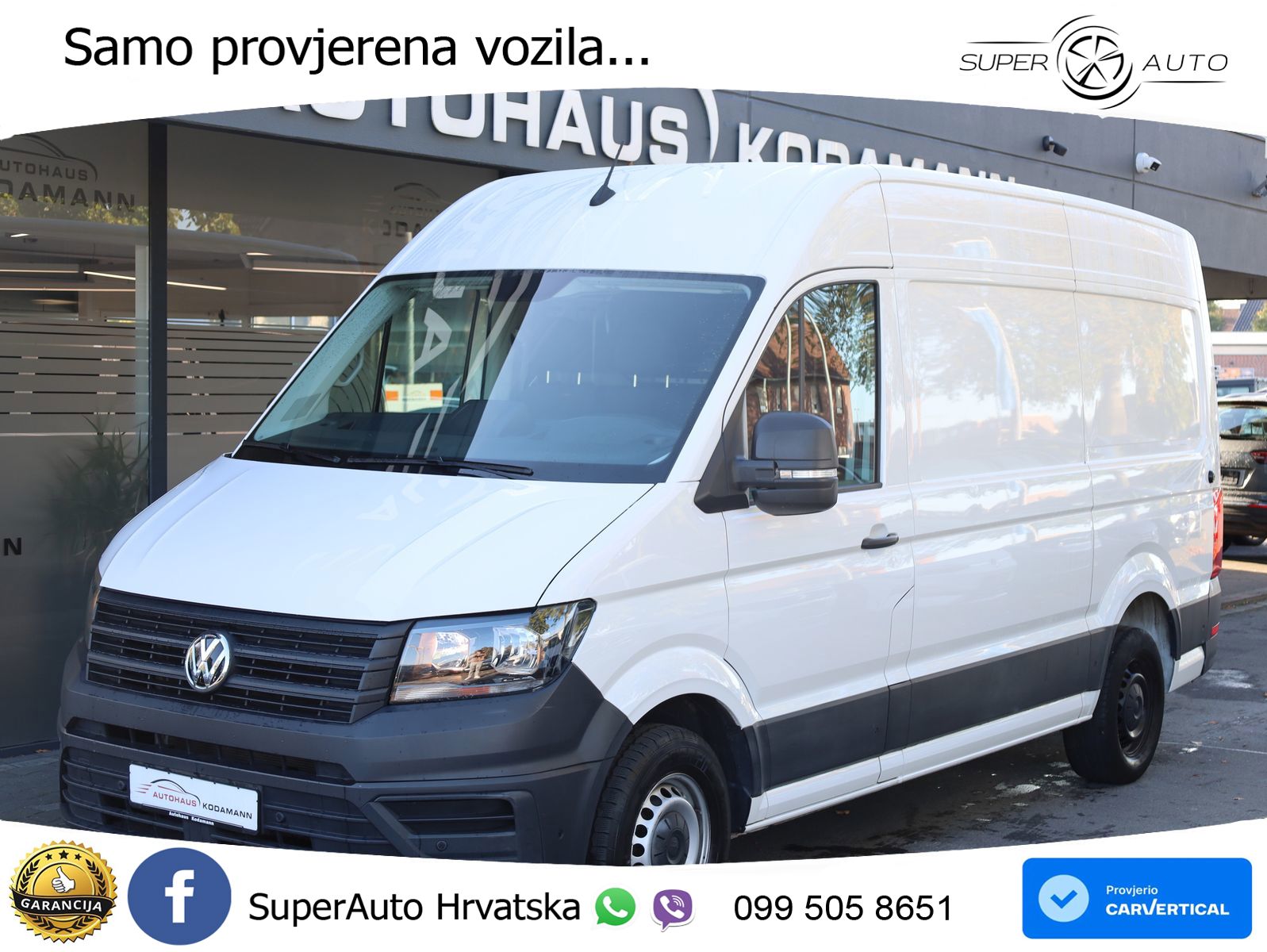 Volkswagen Crafter Kasten 35 mittellang MR 3640mm*Kamera* 140 KS