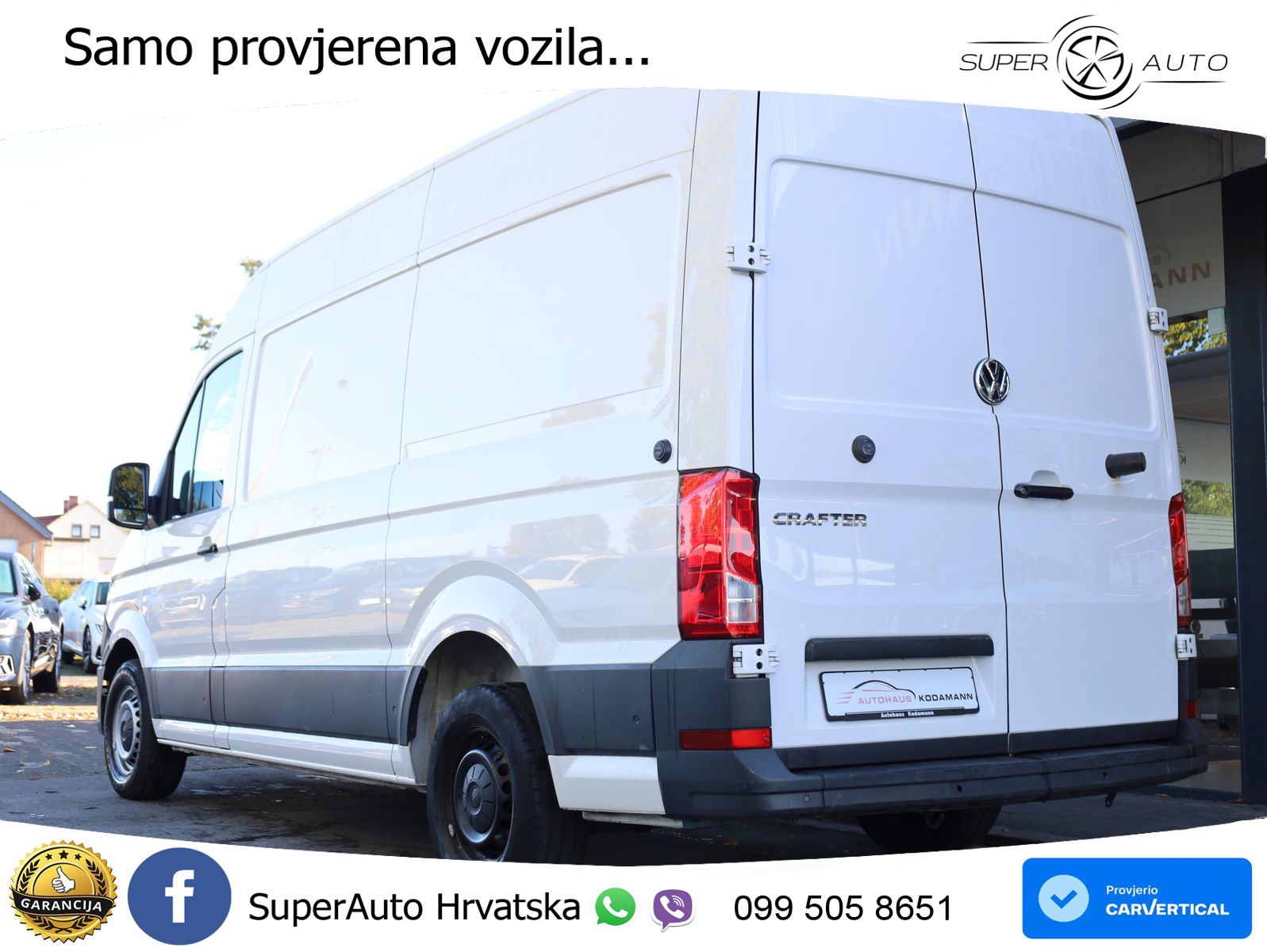 Volkswagen Crafter Kasten 35 mittellang MR 3640mm*Kamera* 140 KS