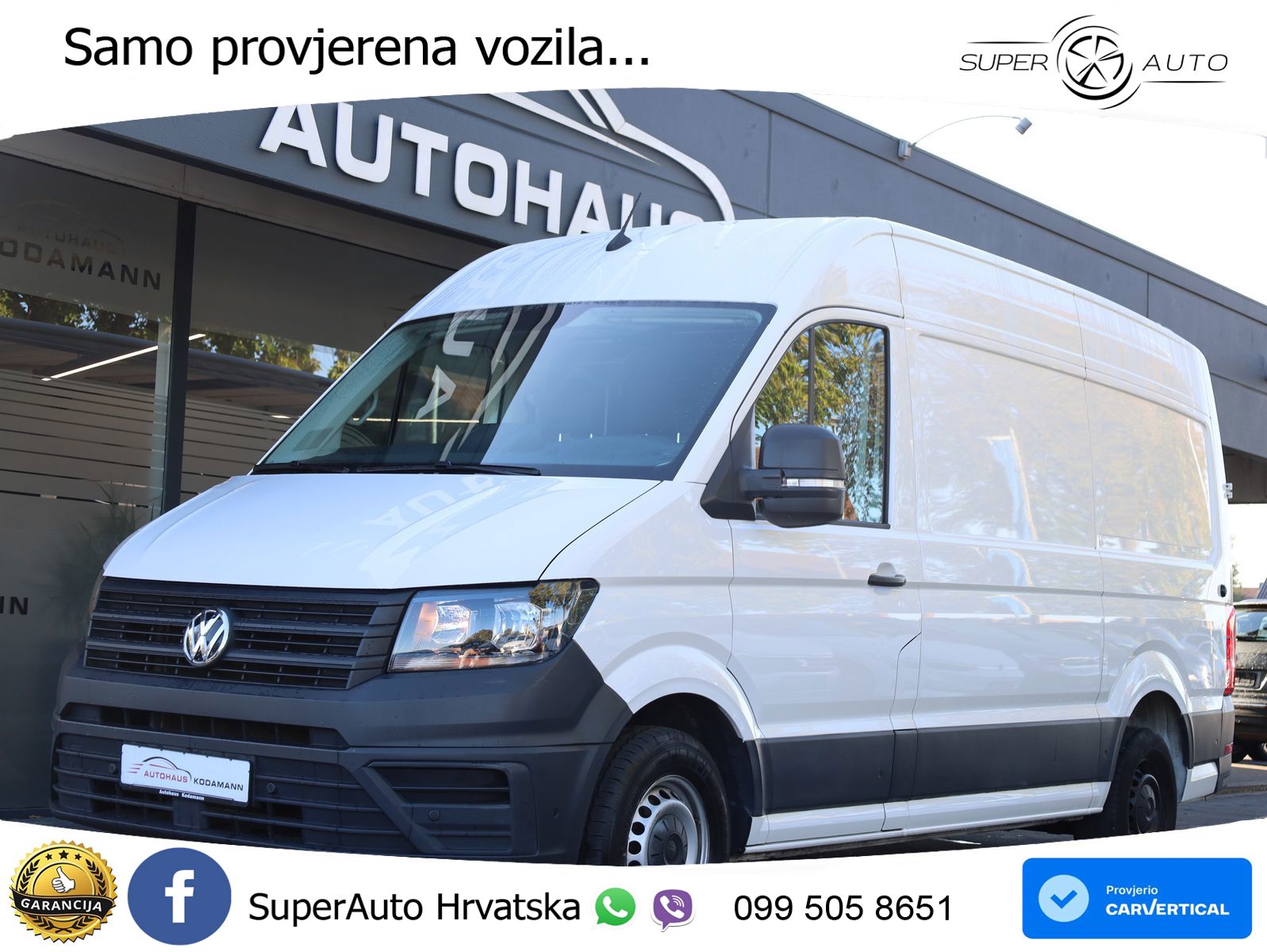 Volkswagen Crafter Kasten 35 mittellang MR 3640mm*Kamera* 140 KS