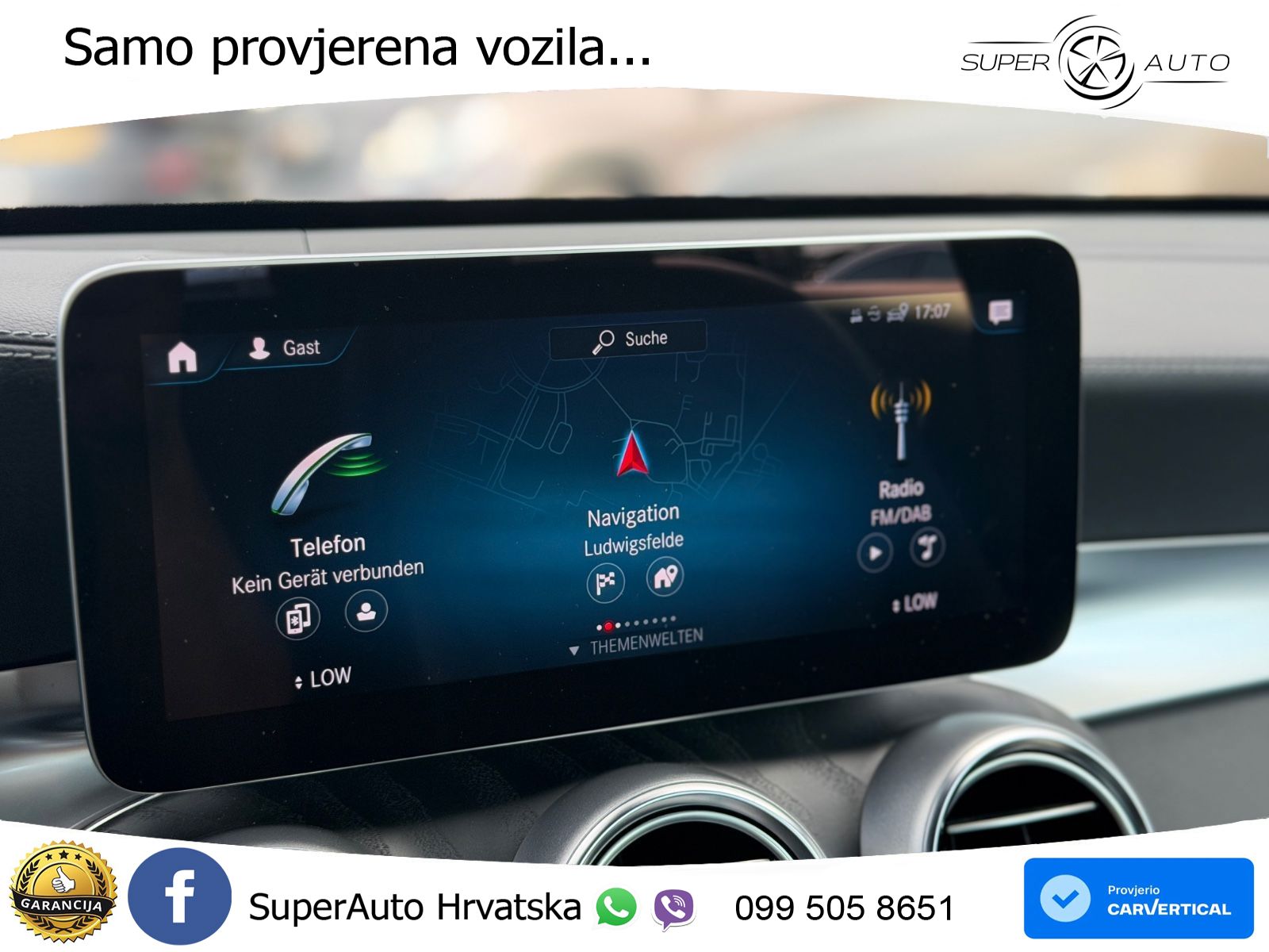 Mercedes GLC 220d (194 KS) 4MATIC G-TRONIC LED+GR SJED+ACC