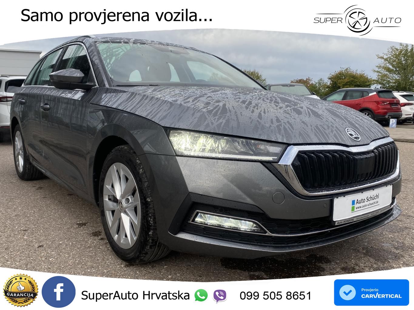 Škoda Octavia Combi 1.5 TSI (150 KS) DSG LED+GR SJED+ACC