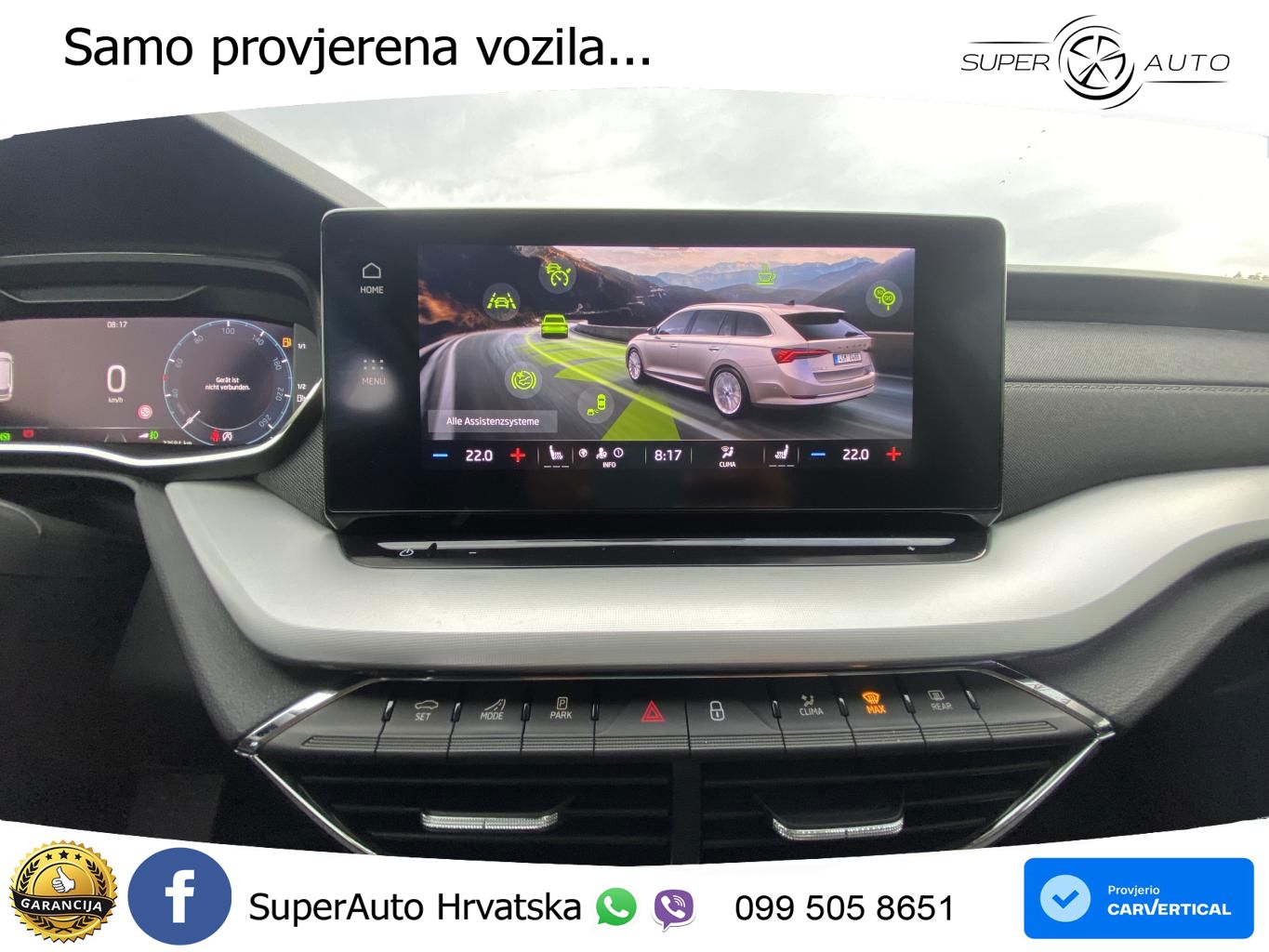 Škoda Octavia Combi 1.5 TSI (150 KS) DSG LED+GR SJED+ACC
