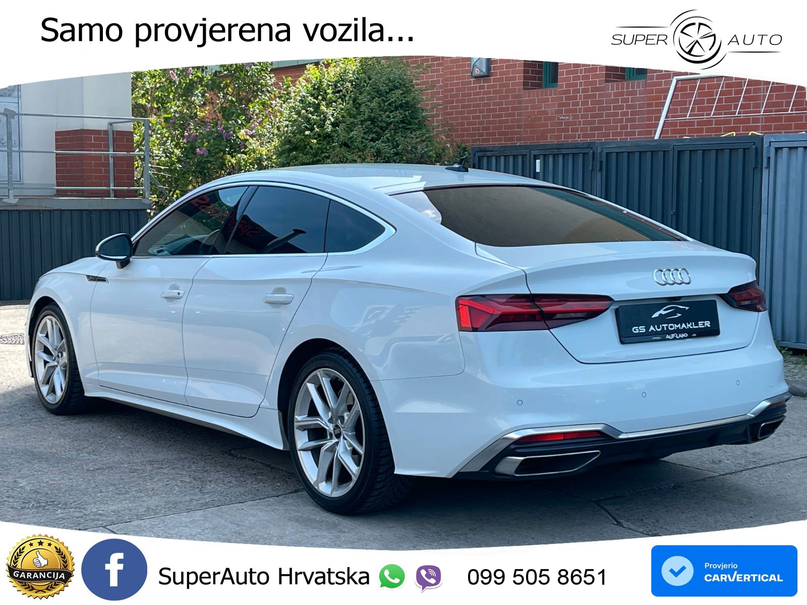 Audi A5 Sportback  40 TFSI (204 KS) S tronic S line