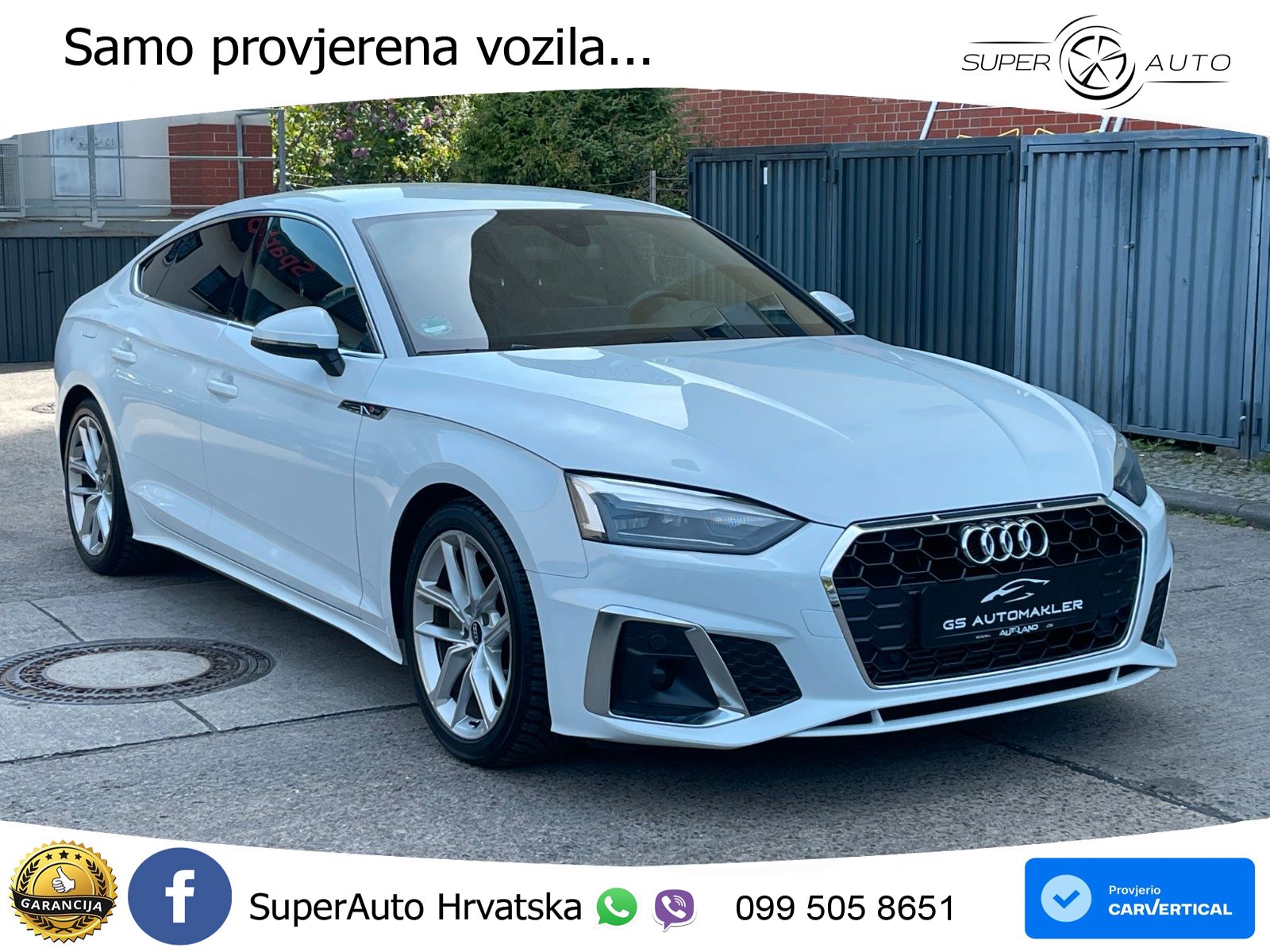 Audi A5 Sportback  40 TFSI (204 KS) S tronic S line