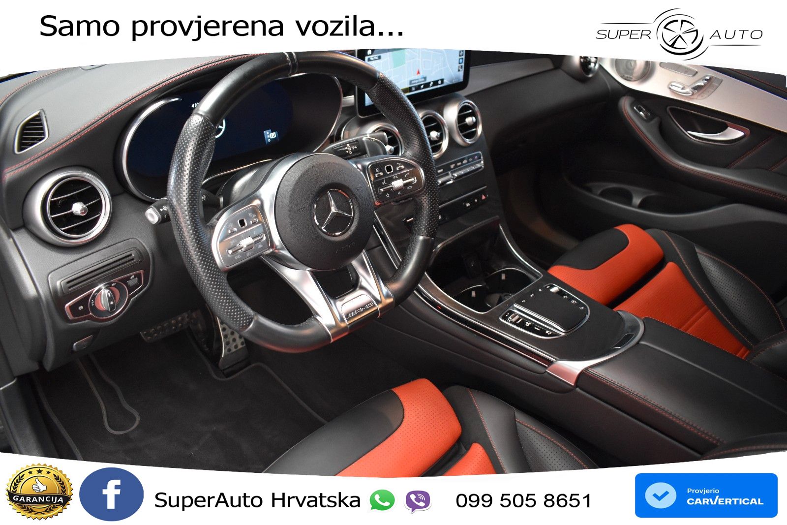 Mercedes AMG GLC 63 V8 (476 KS) 4MATIC+ MCT LED+GR SJED+ACC