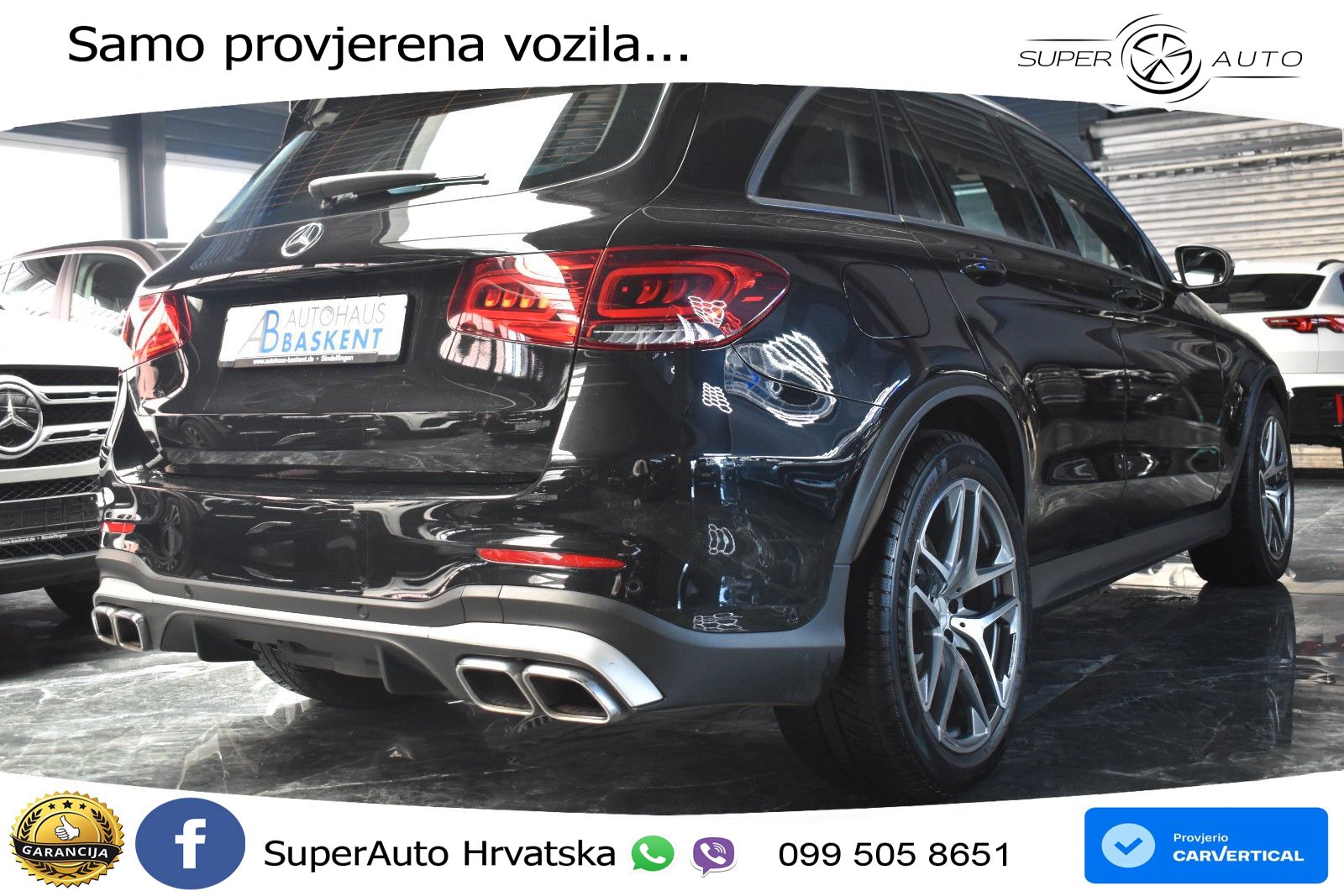 Mercedes AMG GLC 63 V8 (476 KS) 4MATIC+ MCT LED+GR SJED+ACC