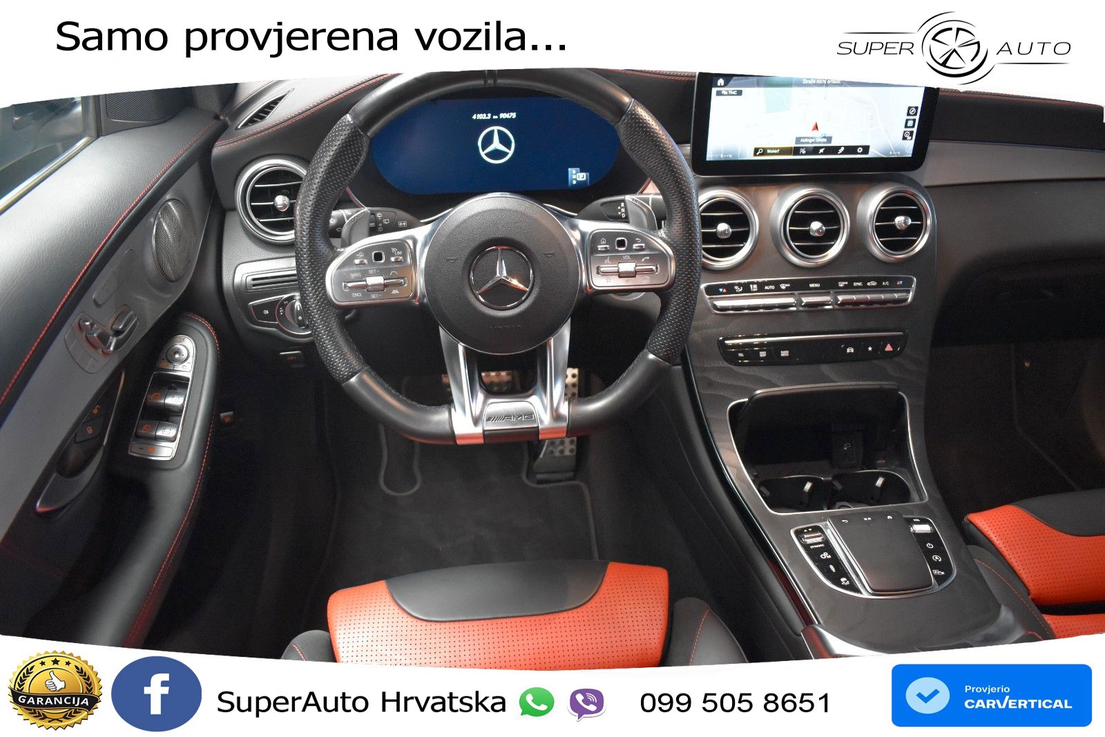 Mercedes AMG GLC 63 V8 (476 KS) 4MATIC+ MCT LED+GR SJED+ACC