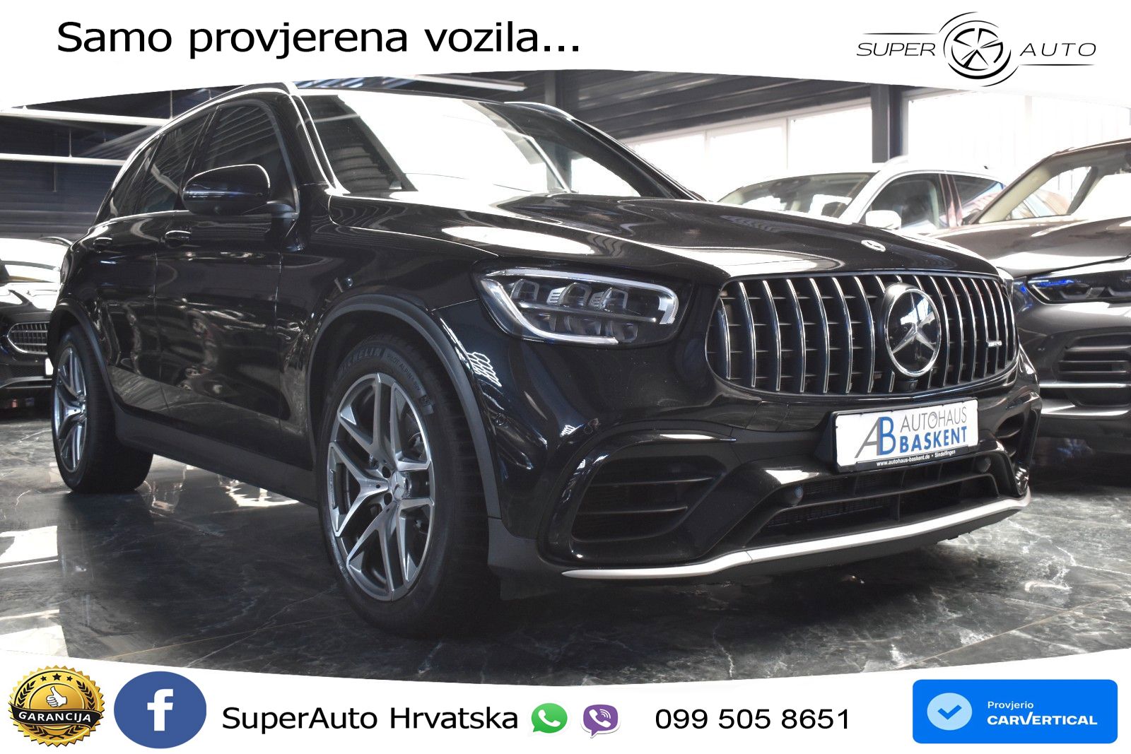 Mercedes AMG GLC 63 V8 (476 KS) 4MATIC+ MCT LED+GR SJED+ACC
