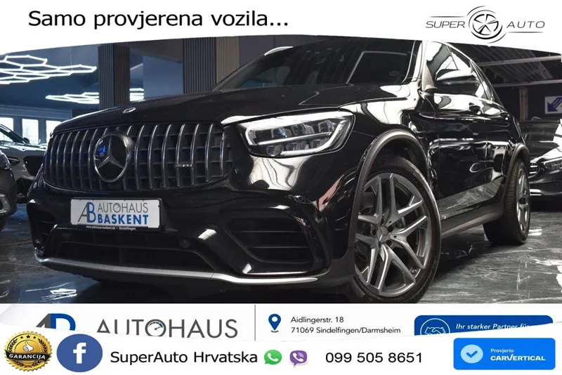 Mercedes AMG GLC 63 V8 (476 KS) 4MATIC+ MCT LED+GR SJED+ACC