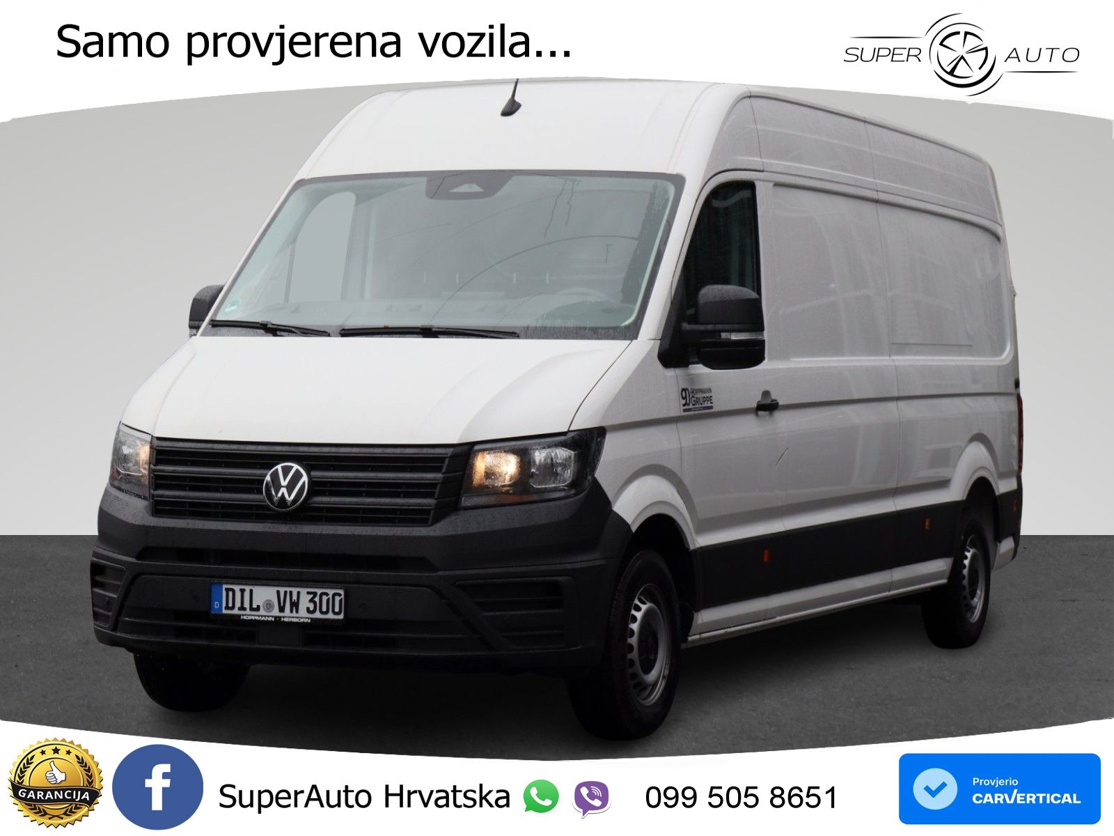 Volkswagen Crafter 35 Kasten HD Motor: 2,0 l TDI EU6-EC SCR 140 KS