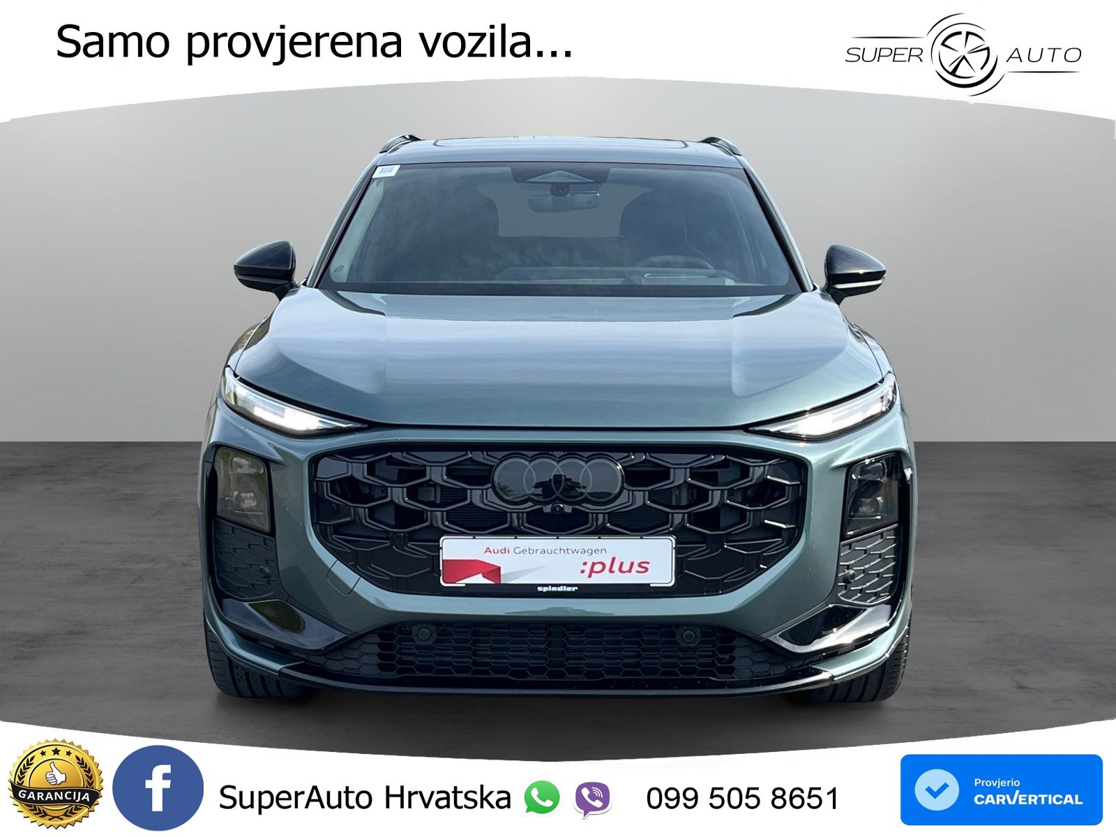 Audi Q3 2.0 TFSI (265 KS) quattro S tronic S line MATRIX+GR SJED+KAM