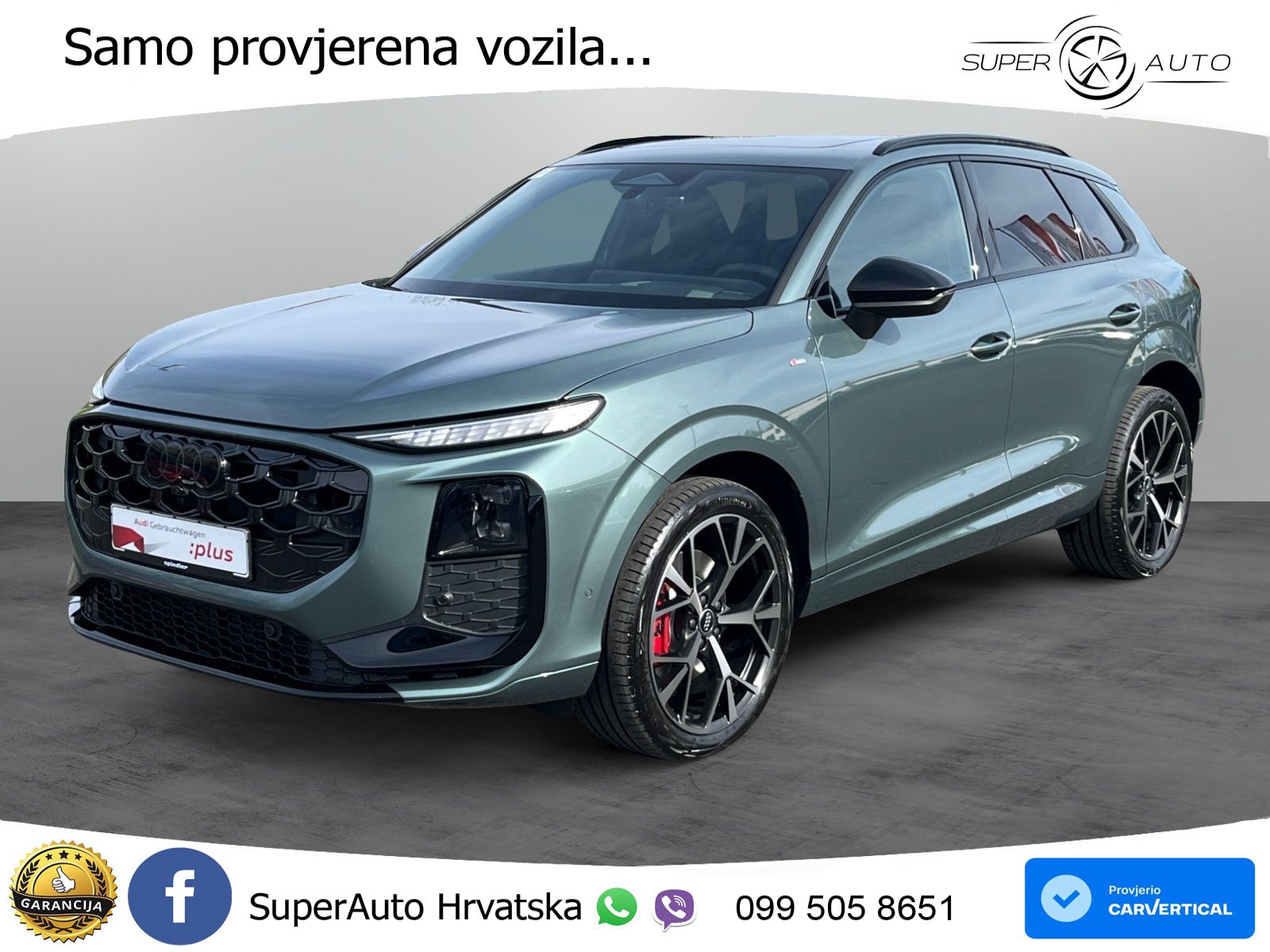 Audi Q3 2.0 TFSI (265 KS) quattro S tronic S line MATRIX+GR SJED+KAM