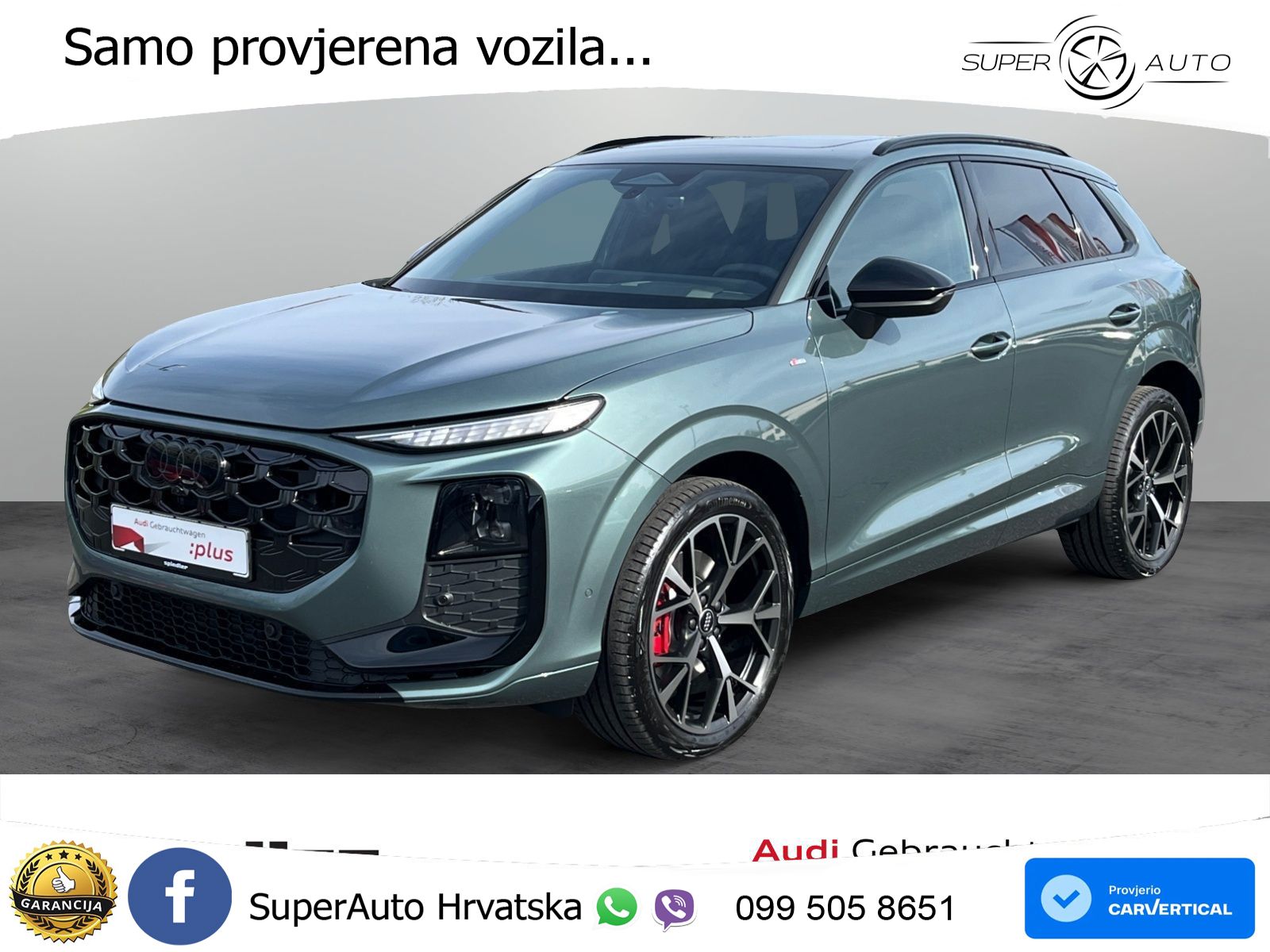 Audi Q3 2.0 TFSI (265 KS) quattro S tronic S line MATRIX+GR SJED+KAM
