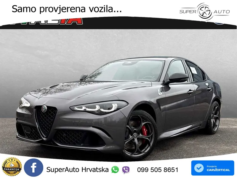 Alfa Romeo Giulia Quadrifoglio 2.9 V6 Bi-Turbo (520 KS) Automatic LED+GR SJED+ACC