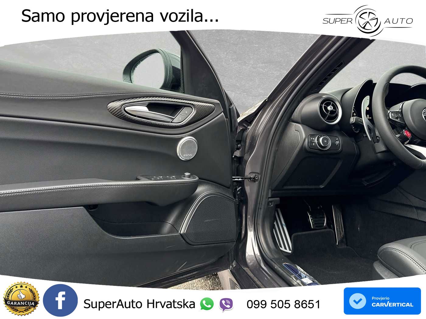Alfa Romeo Giulia Quadrifoglio 2.9 V6 Bi-Turbo (520 KS) Automatic LED+GR SJED+ACC