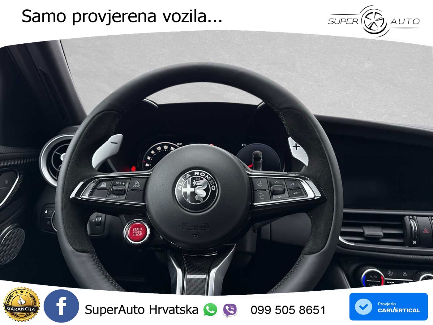 Alfa Romeo Giulia Quadrifoglio 2.9 V6 Bi-Turbo (520 KS) Automatic LED+GR SJED+ACC