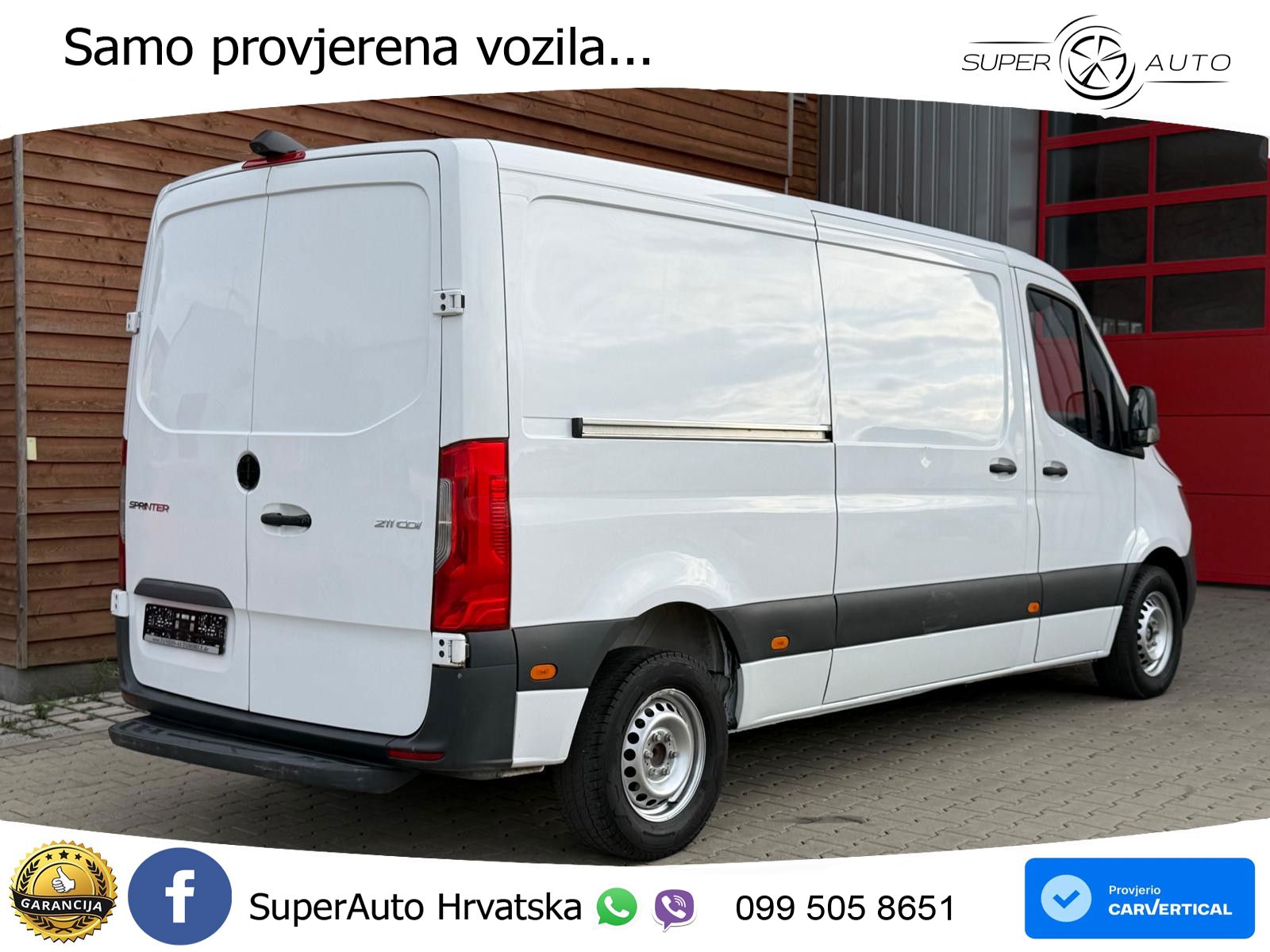 Mercedes-Benz Sprinter III Kasten 211 L2 Leder Kamera 114 KS
