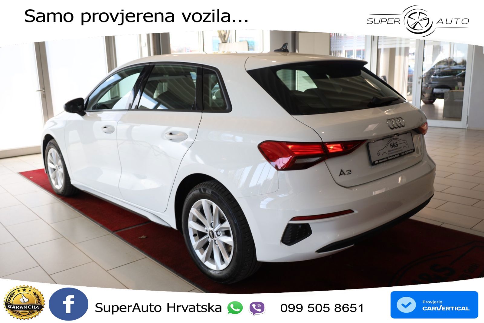 Audi A3 35 TFSI (150 KS) LED+GR SJED+ACC