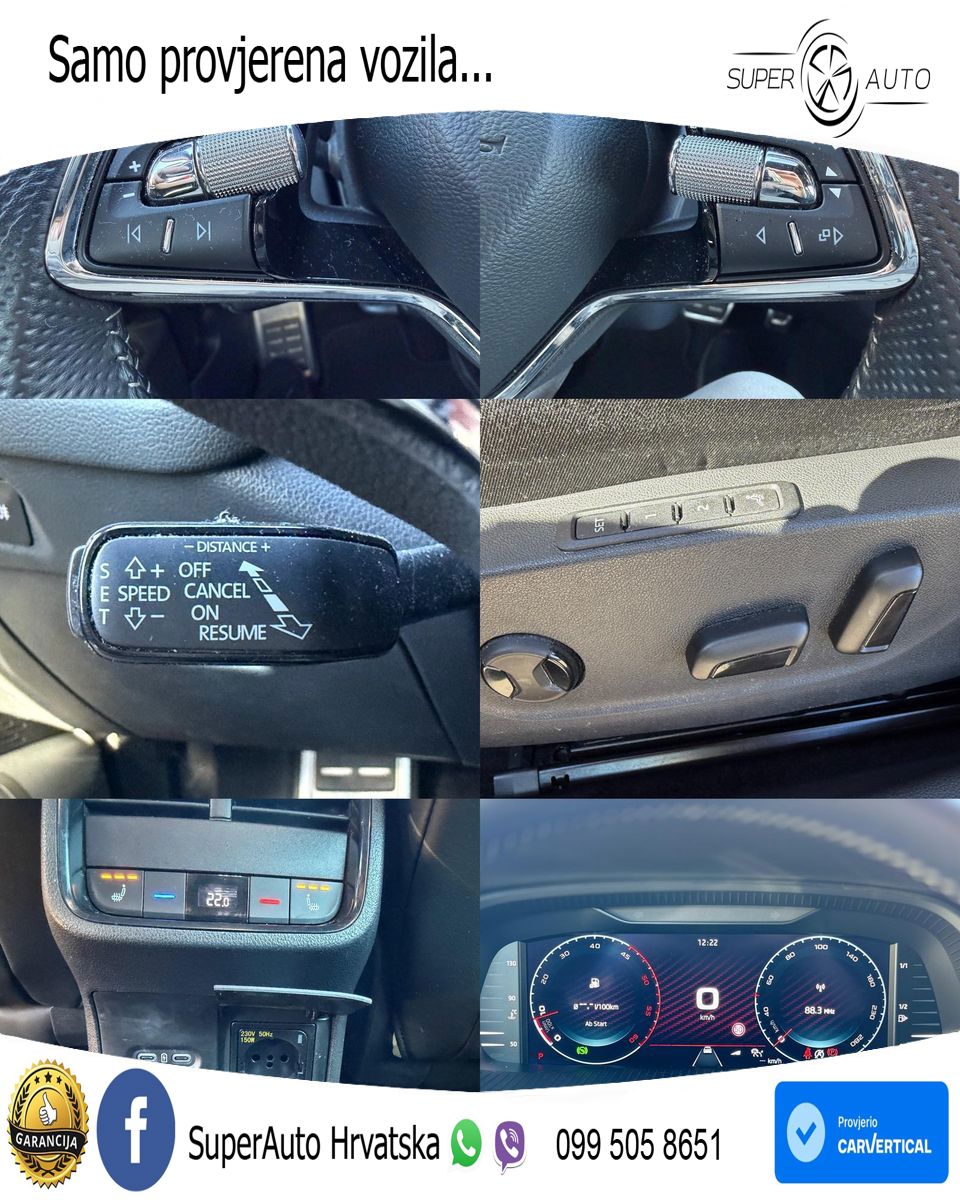Škoda Octavia Combi RS 2.0 TDI (200 KS) DSG LED+GR SJED+ACC