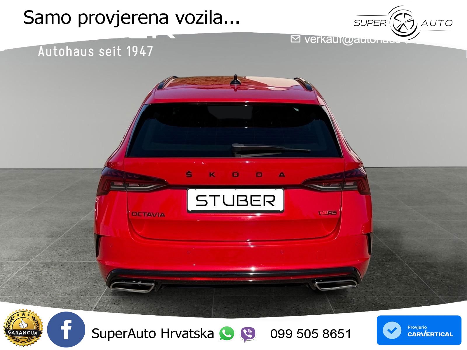 Škoda Octavia Combi RS 2.0 TDI (200 KS) DSG LED+GR SJED+ACC