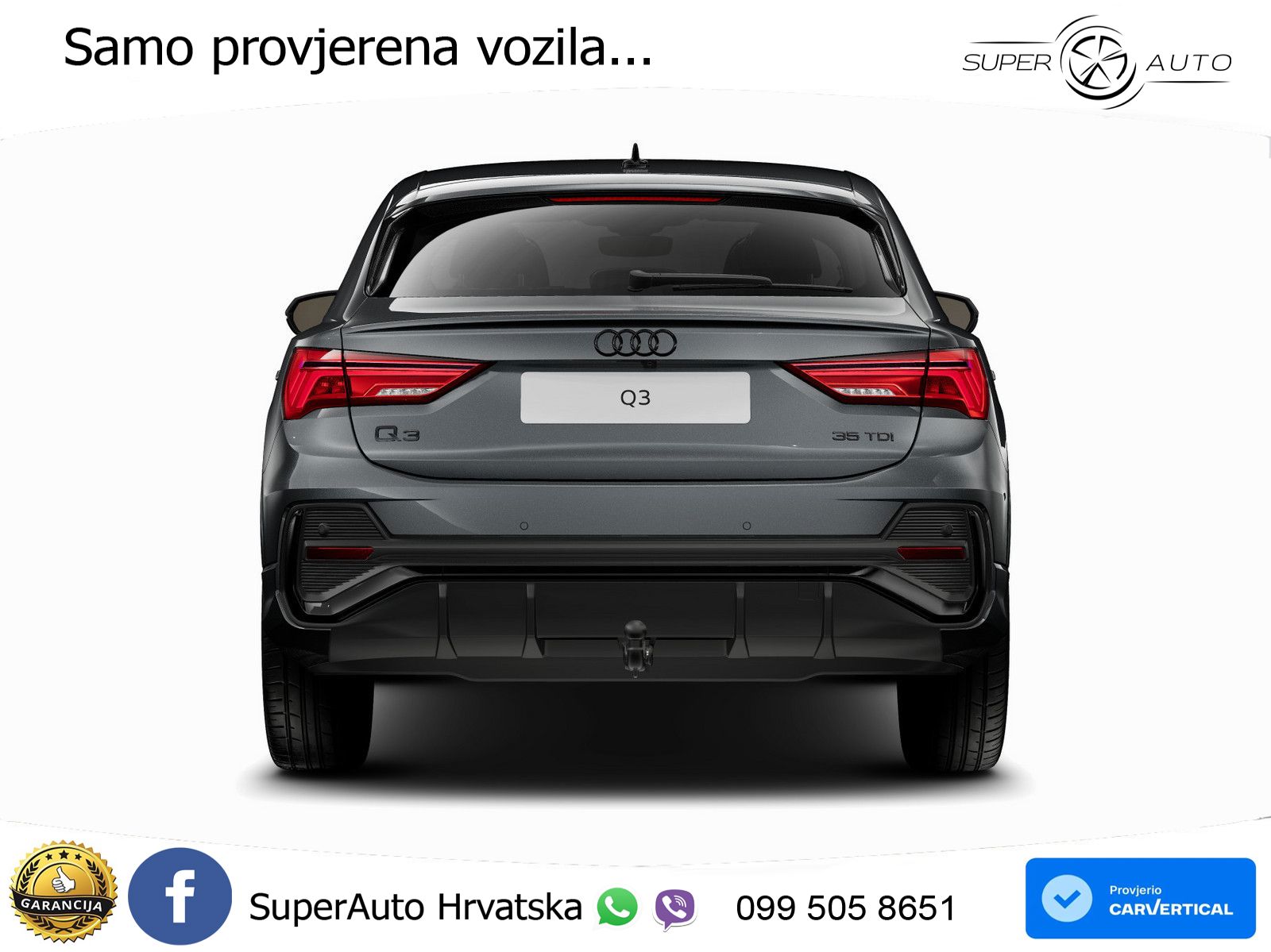 Audi Q3 Sportback 35 TDI (150 KS) S tronic MATRIX+GR SJED+KAM