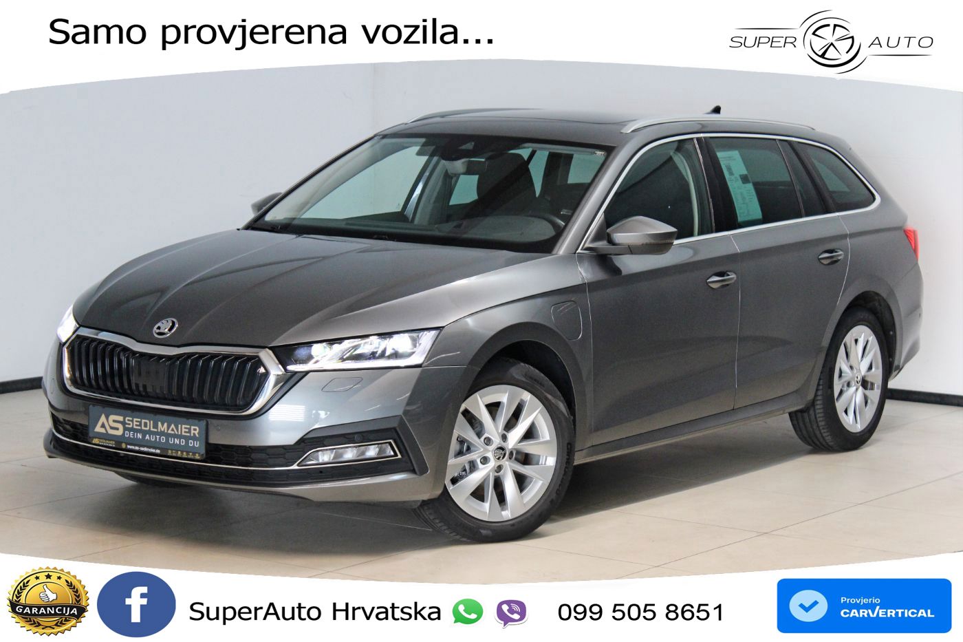Škoda Octavia Combi iV 1.4 TSI (204 KS) DSG MATRIX+GR SJED+KAM