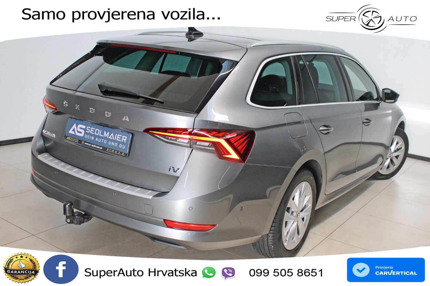 Škoda Octavia Combi iV 1.4 TSI (204 KS) DSG MATRIX+GR SJED+KAM