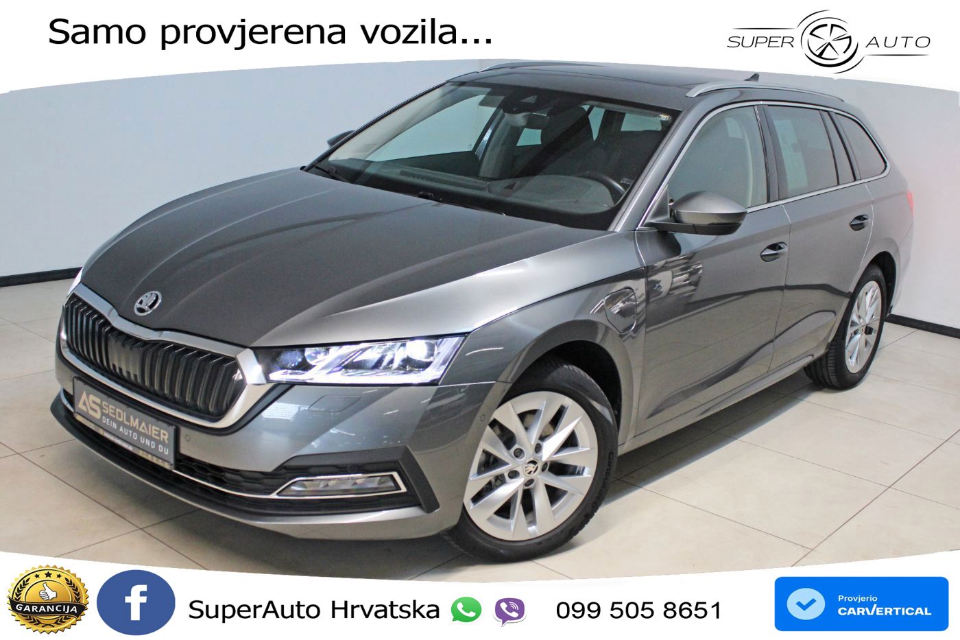 Škoda Octavia Combi iV 1.4 TSI (204 KS) DSG MATRIX+GR SJED+KAM
