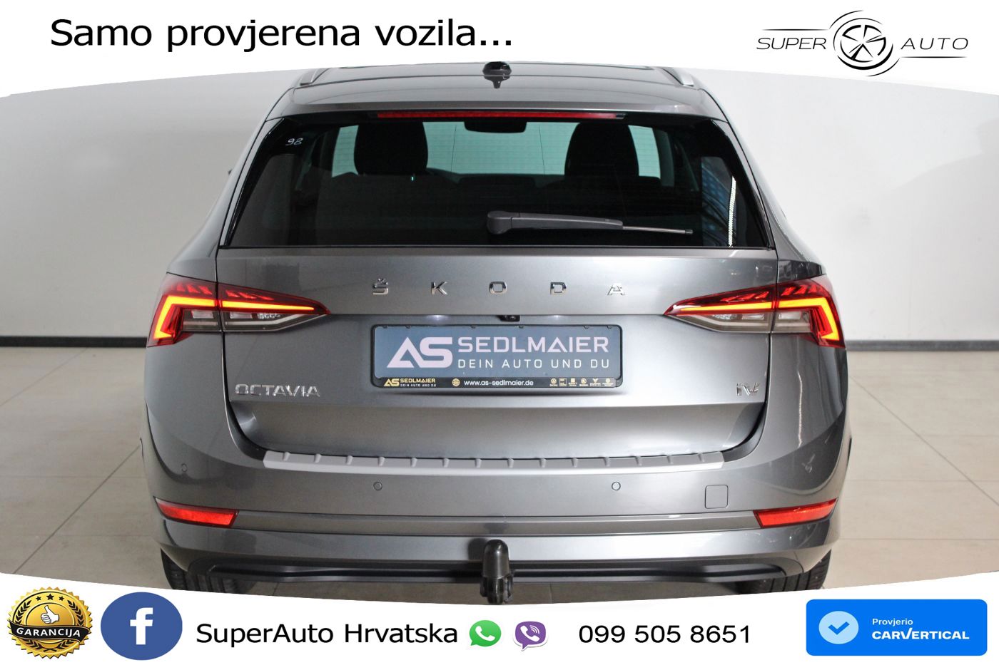 Škoda Octavia Combi iV 1.4 TSI (204 KS) DSG MATRIX+GR SJED+KAM