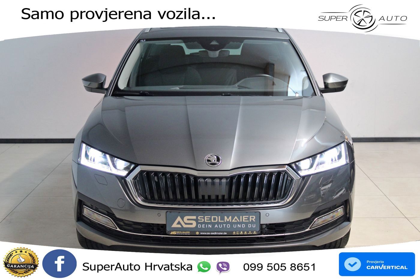 Škoda Octavia Combi iV 1.4 TSI (204 KS) DSG MATRIX+GR SJED+KAM